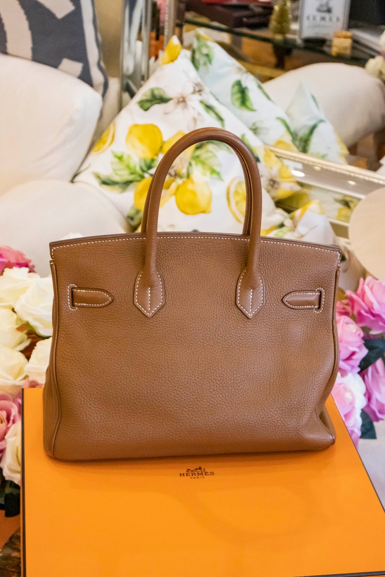 Hermès - Birkin Bag 30 Gold Togo Leder Goldene Hardware