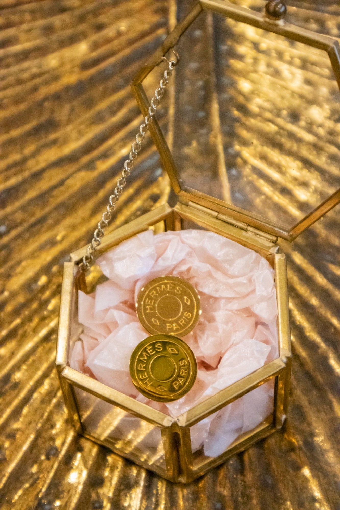 Hermès - Vintage Ohrclips Gold "Bijouterie Fantaisie"