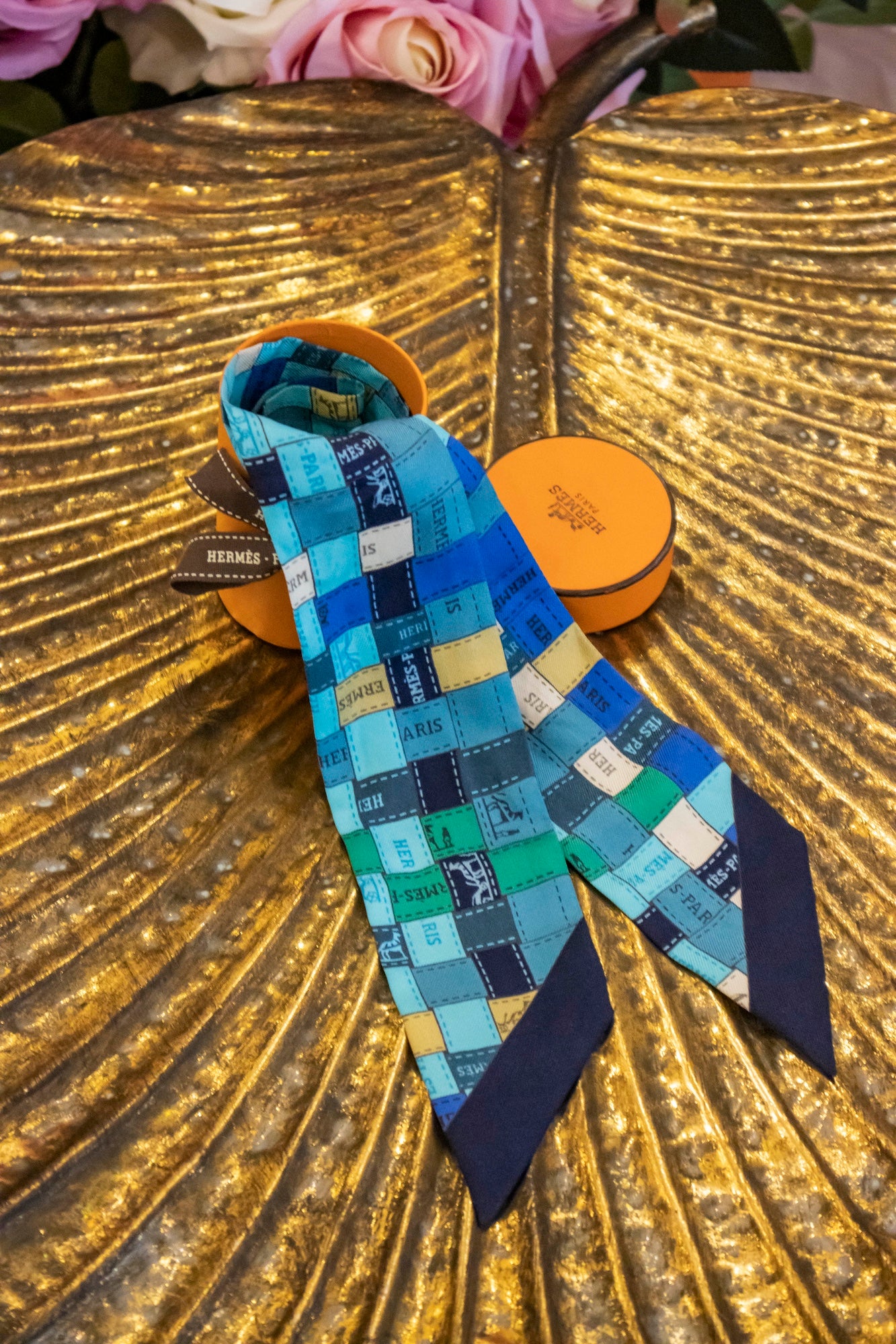 Hermès - Twilly in Blau