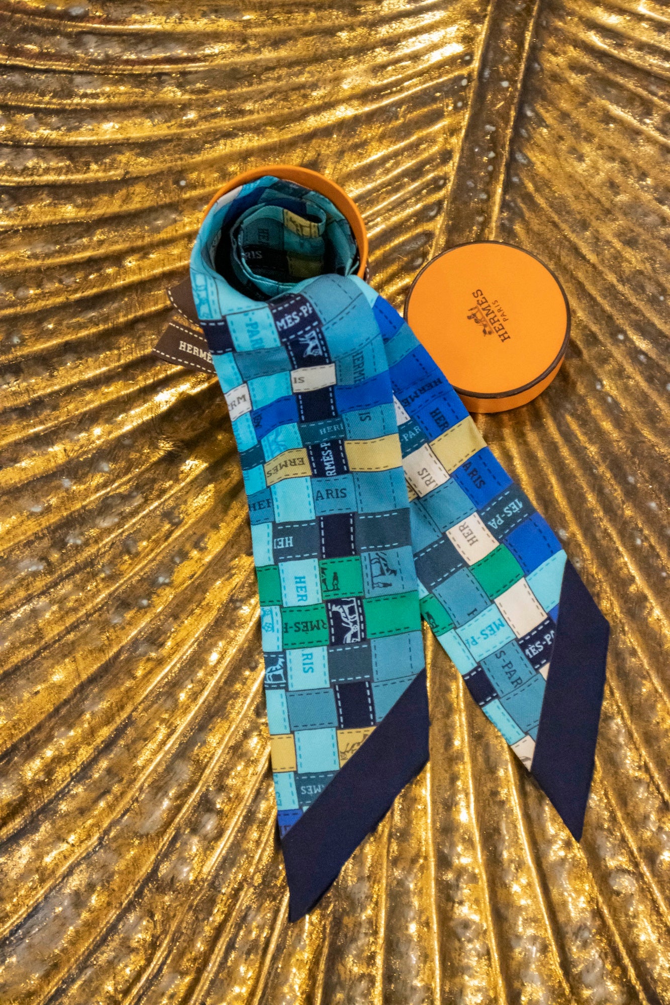 Hermès - Twilly in Blau
