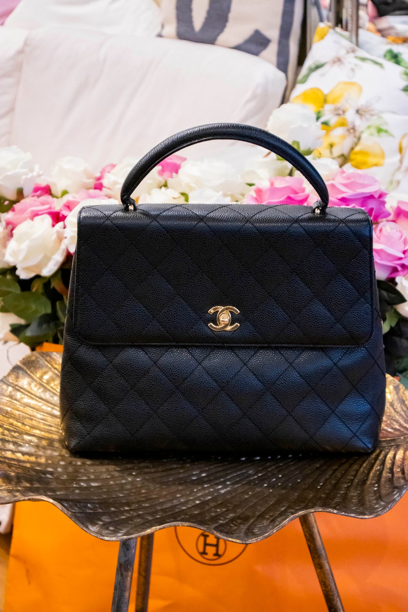 Chanel - Kelly Bag Caviarleder Schwarz