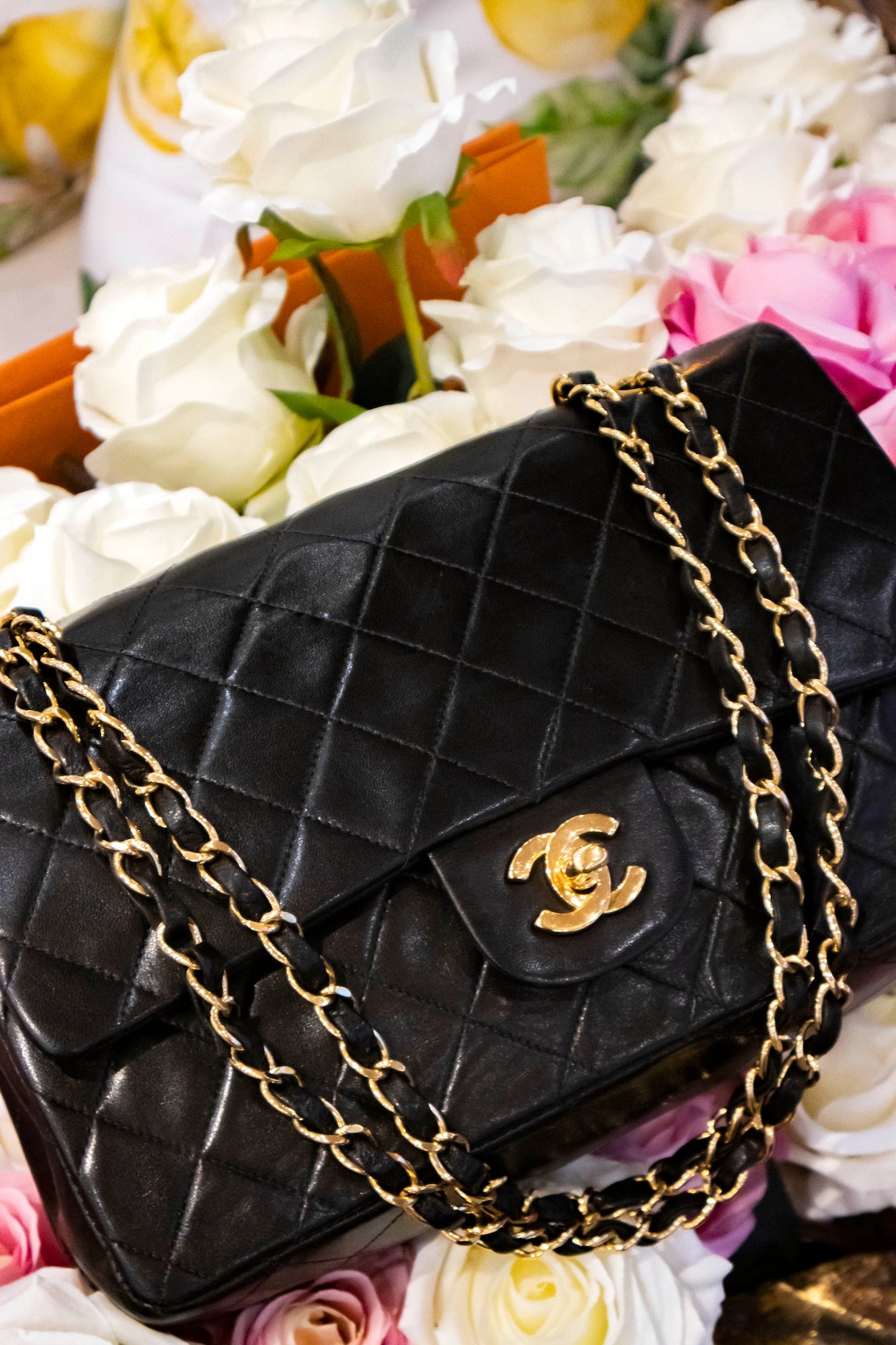 Chanel - Medium Double Flap Bag Schwarz