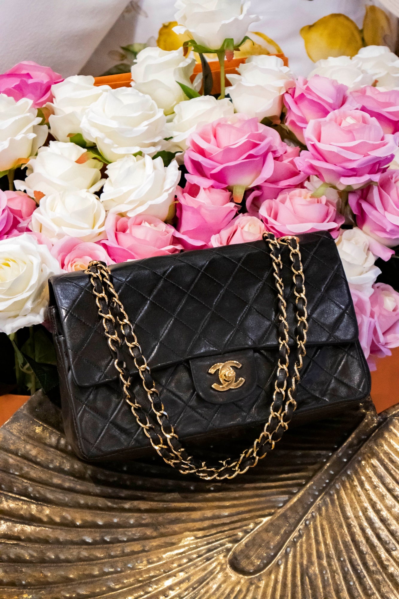 Chanel - Medium Double Flap Bag Schwarz