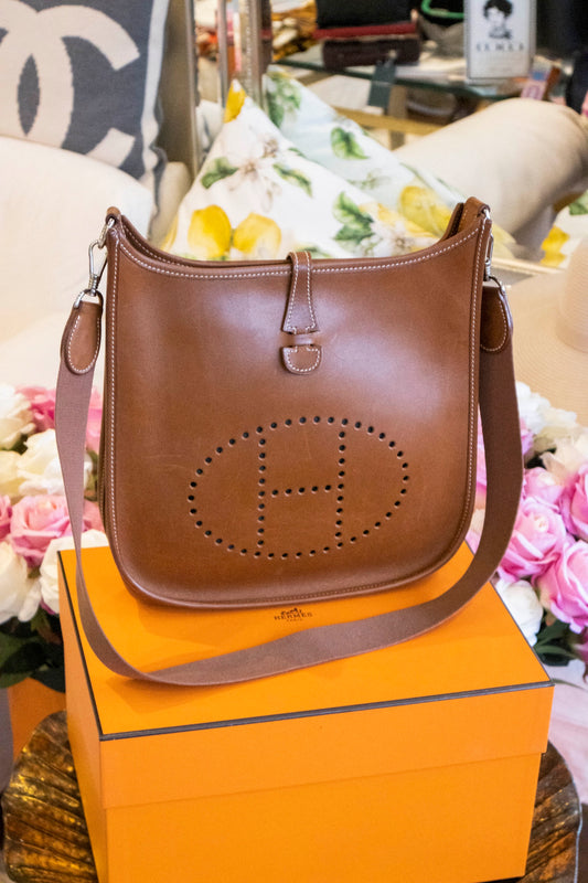 Hermès - Evelyne 29 Gold Barenia Leder