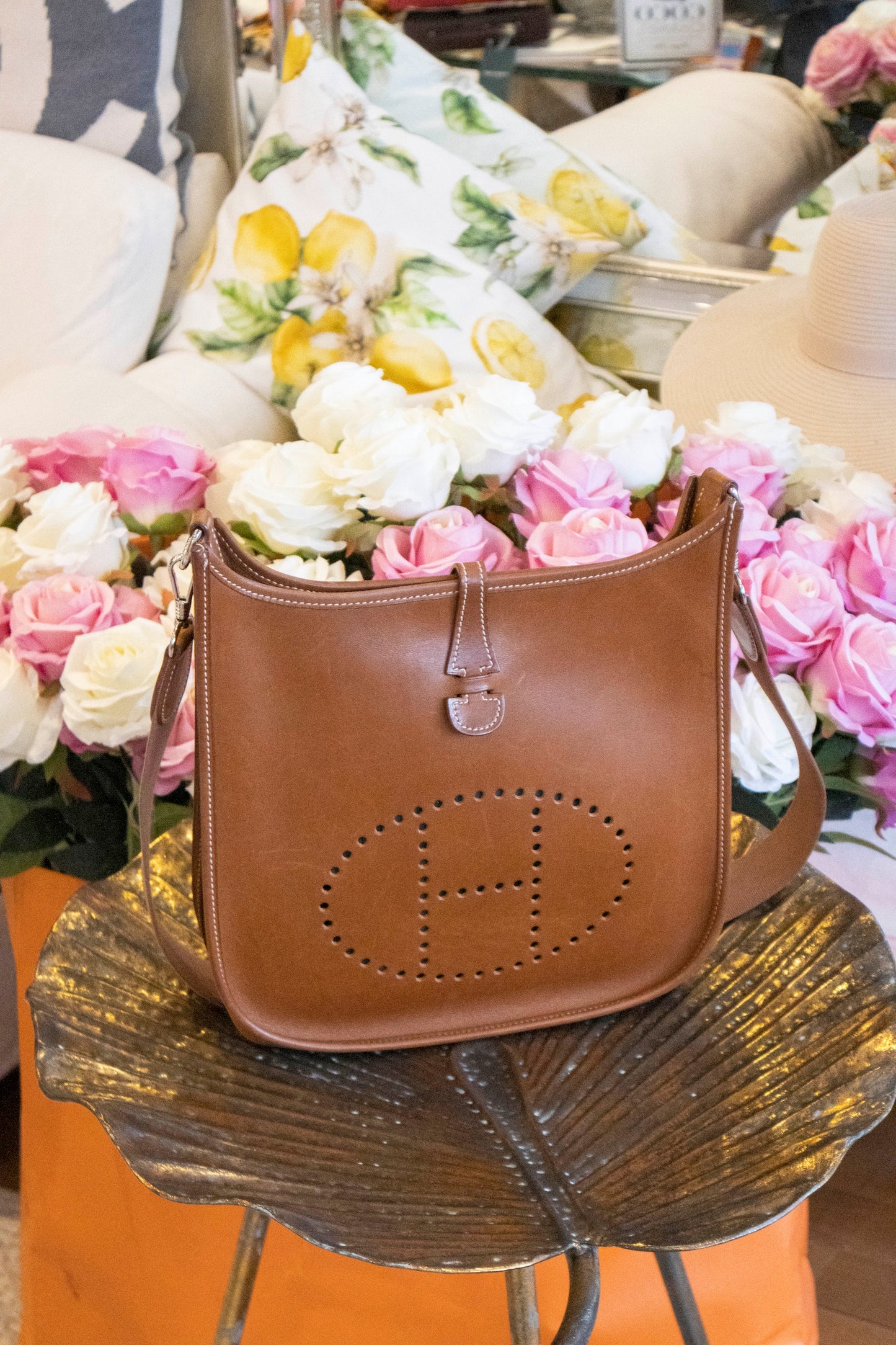 Hermès - Evelyne 29 Gold Barenia Leder