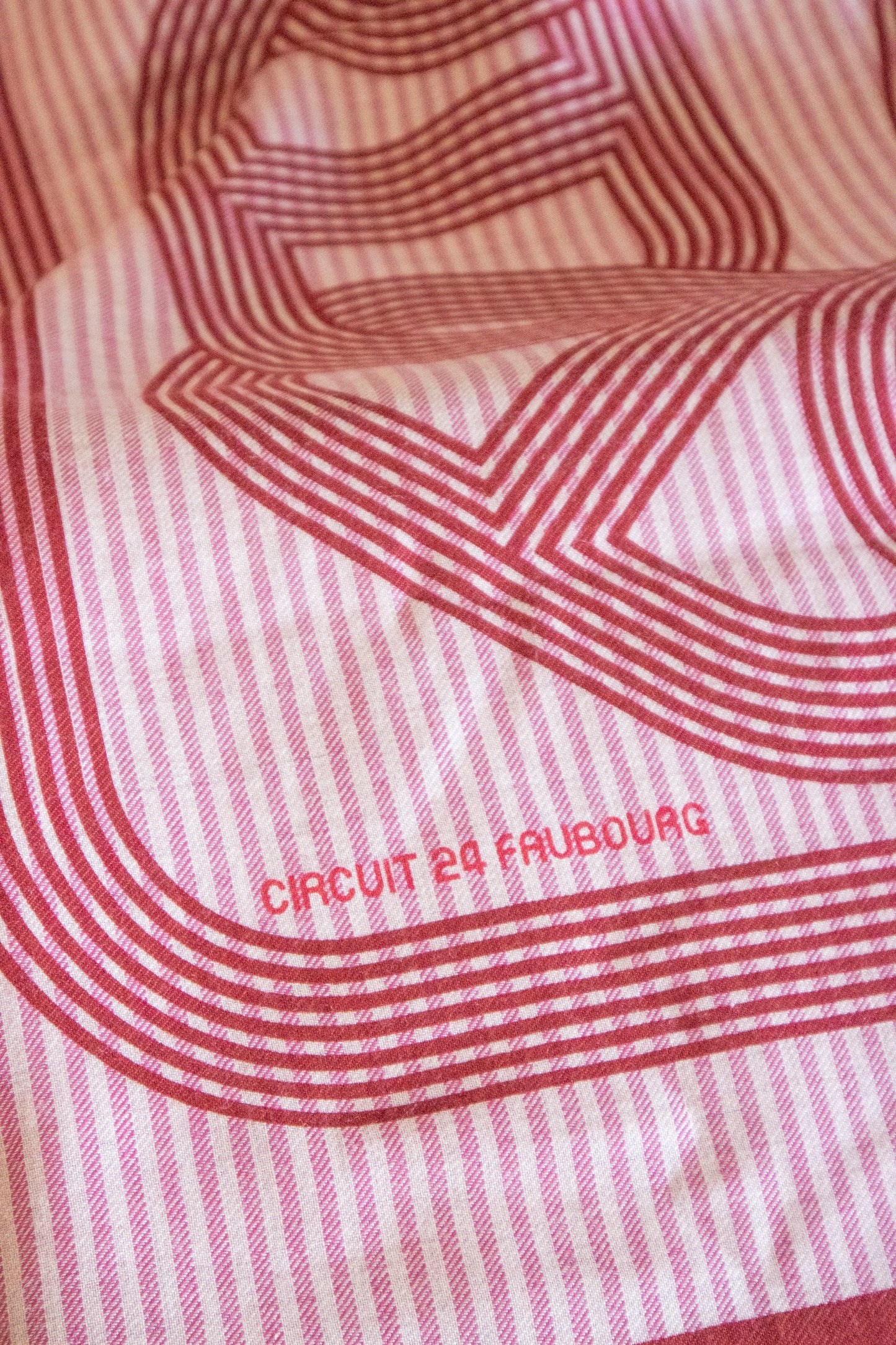 Hermès - Cashmere Schal rosa