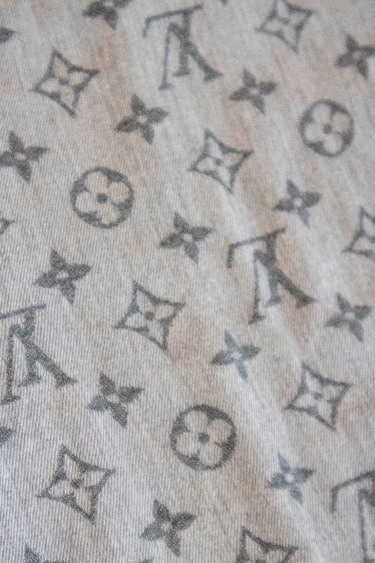Louis Vuitton - Schal Baumwolle grau