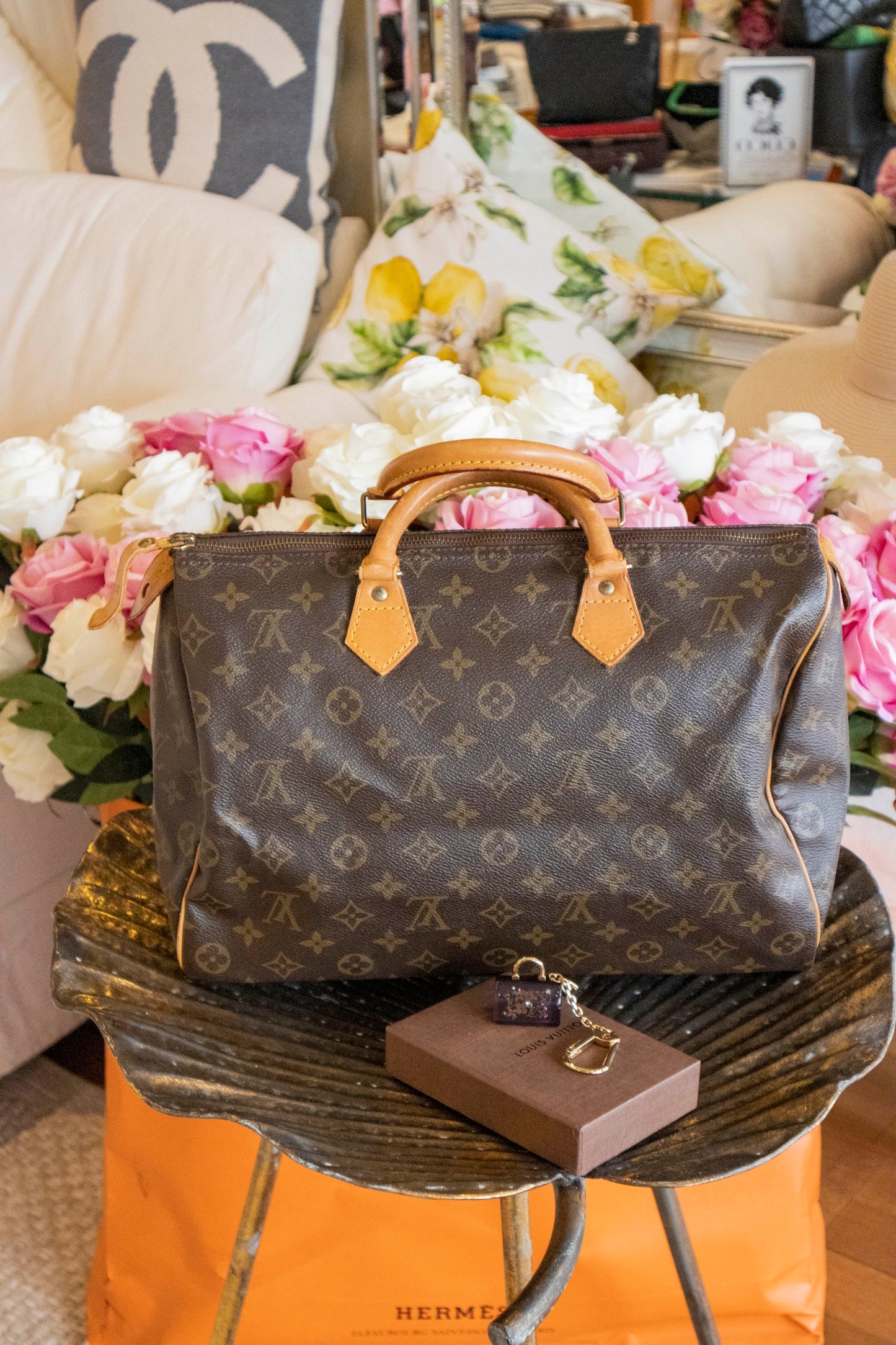 Louis Vuitton - Bag Charm Speedy Acryl