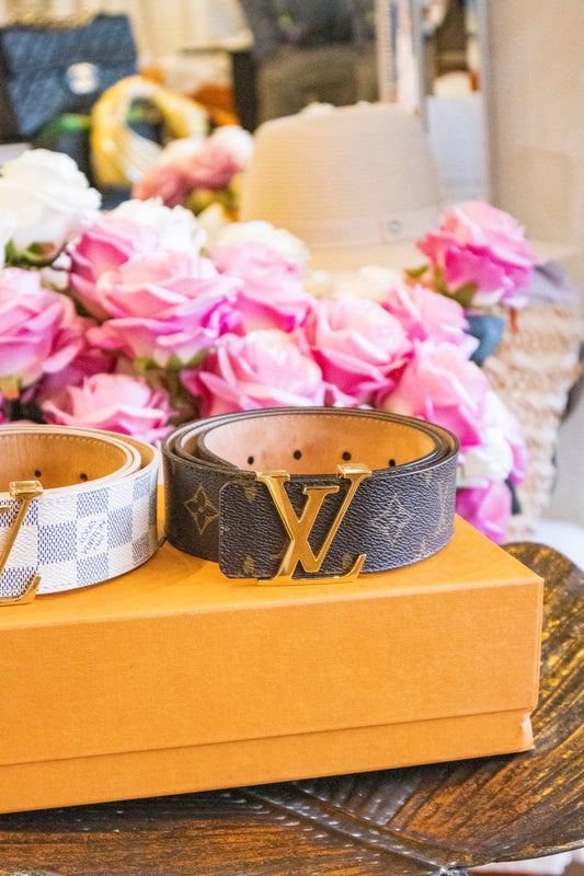 Louis Vuitton - Gürtel Monogram Canvas Goldene Hardware