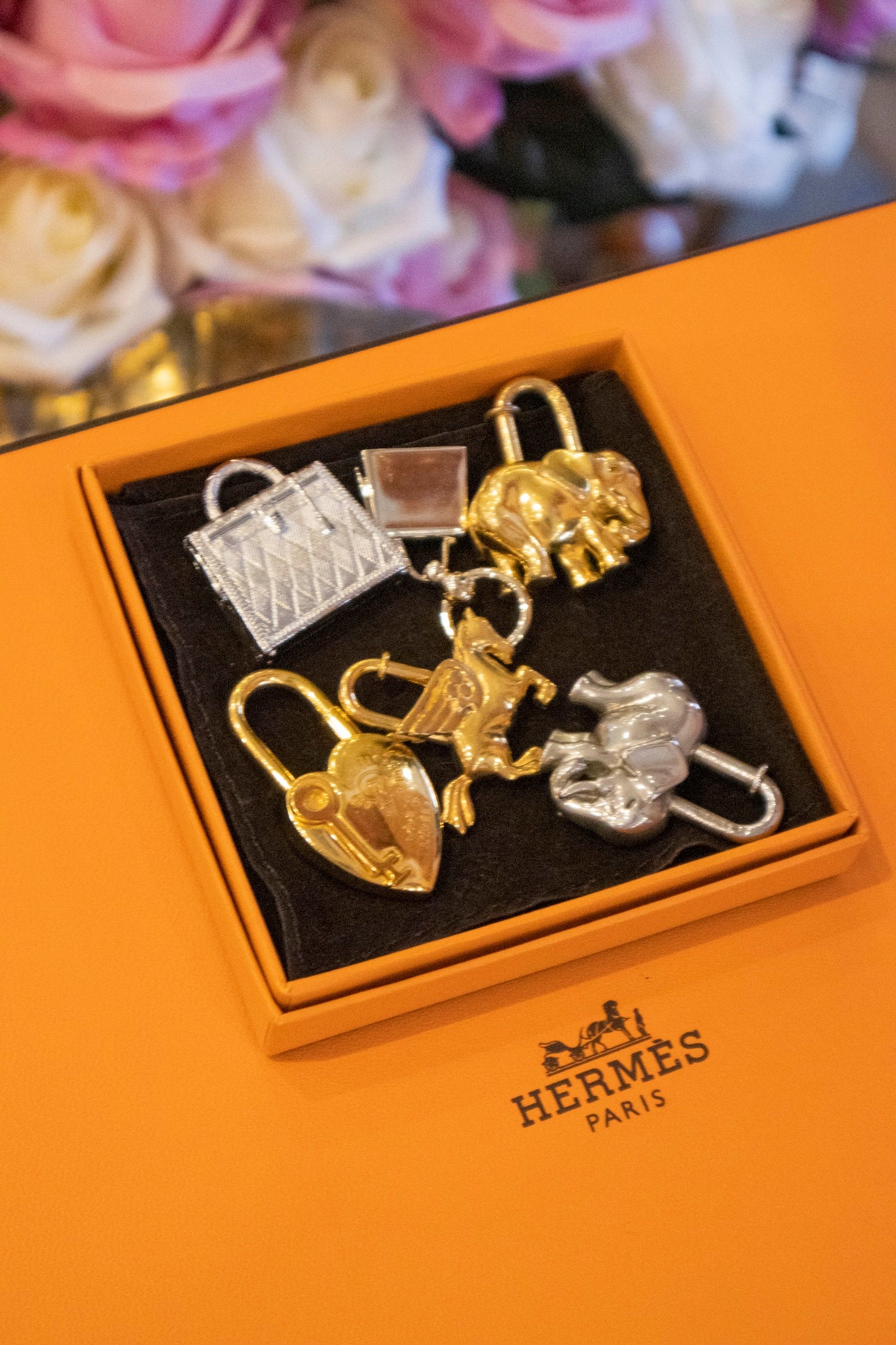 Hermès - Cadenas in silberfarbener & goldfarbener Ausführung