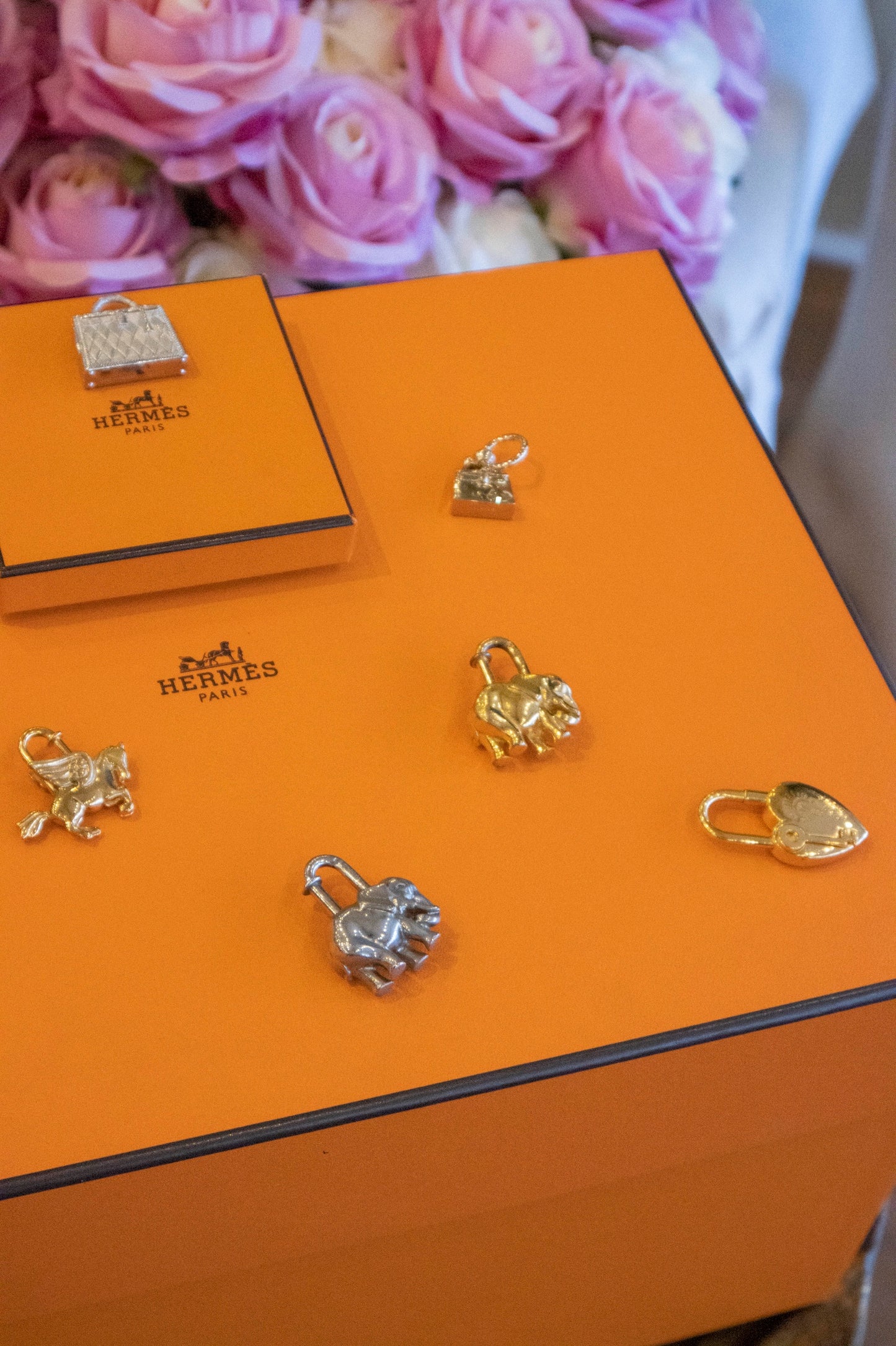 Hermès - Cadenas in silberfarbener & goldfarbener Ausführung