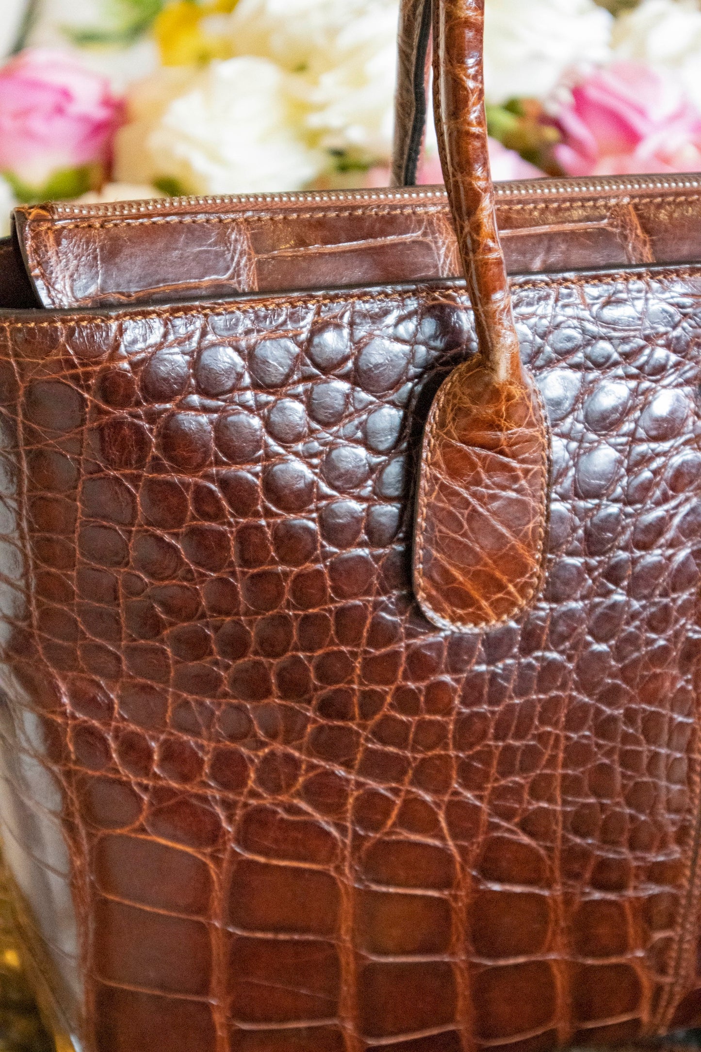 Tod’s - Krokodilleder Crossbody Bag braun