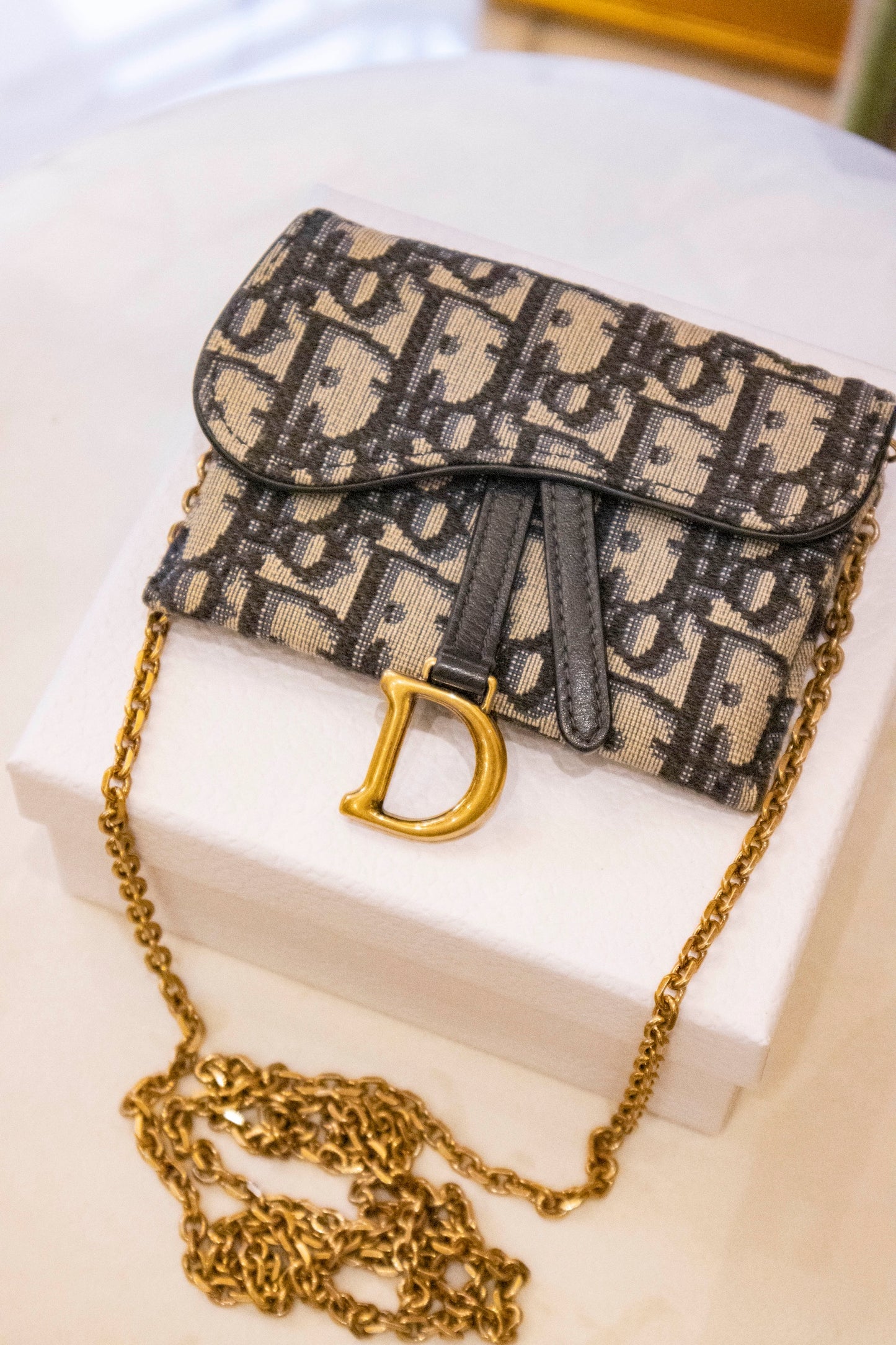 Chistian Dior - Nano Saddle Crossbody Belt Bag Oblique