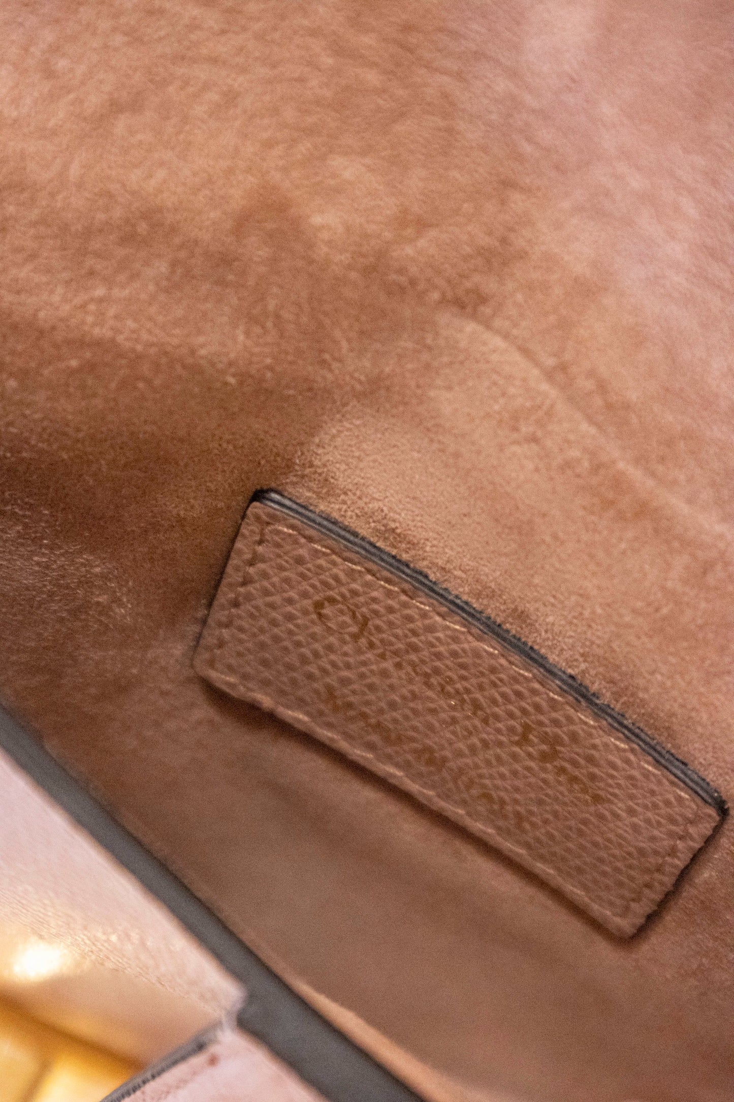 Christian Dior - Saddle Gürteltasche Rose genarbtes Kalbsleder