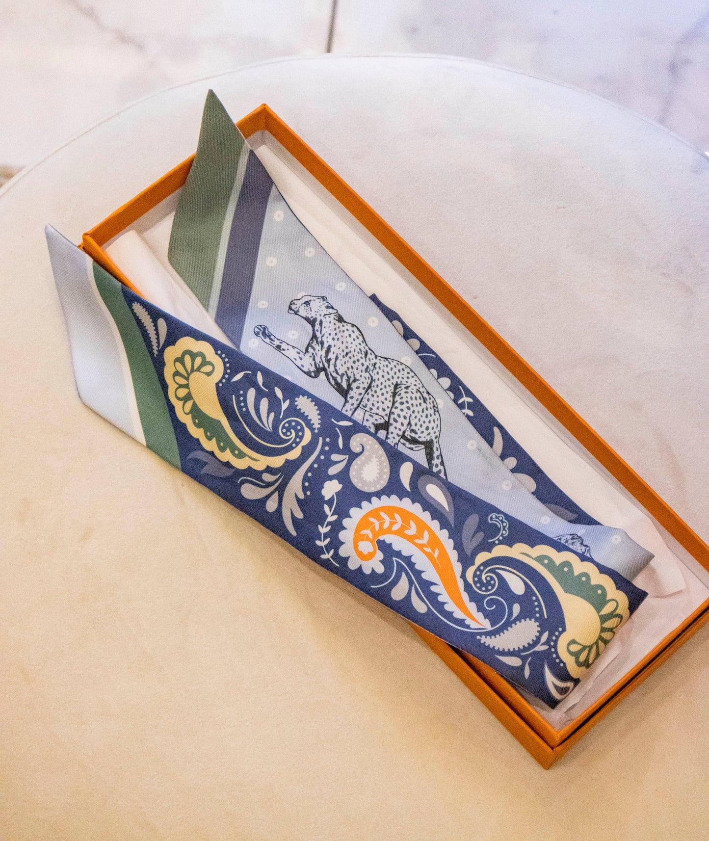 Hermès - Twilly blau