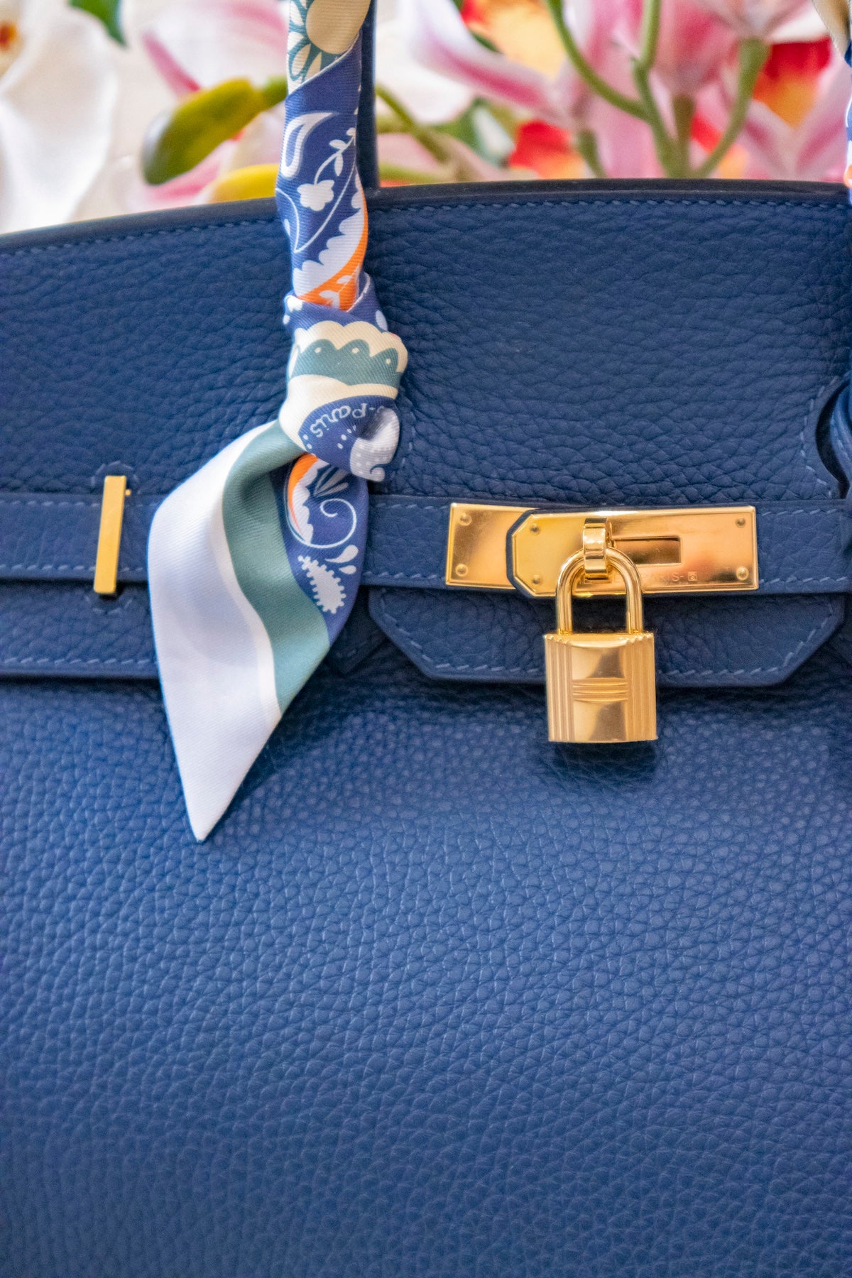Hermès - Birkin Bag 35 Deep Blue Taurillon Clemence Leder Goldene Hardware