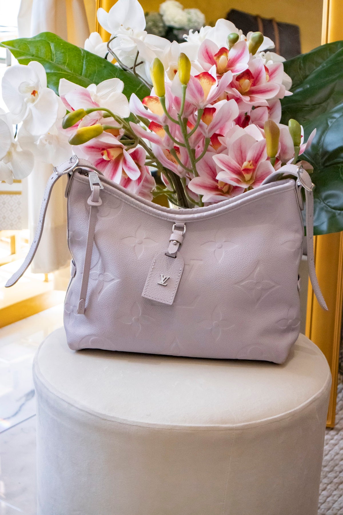Louis Vuitton - Carry All MM Tourterelle Silberne Hardware