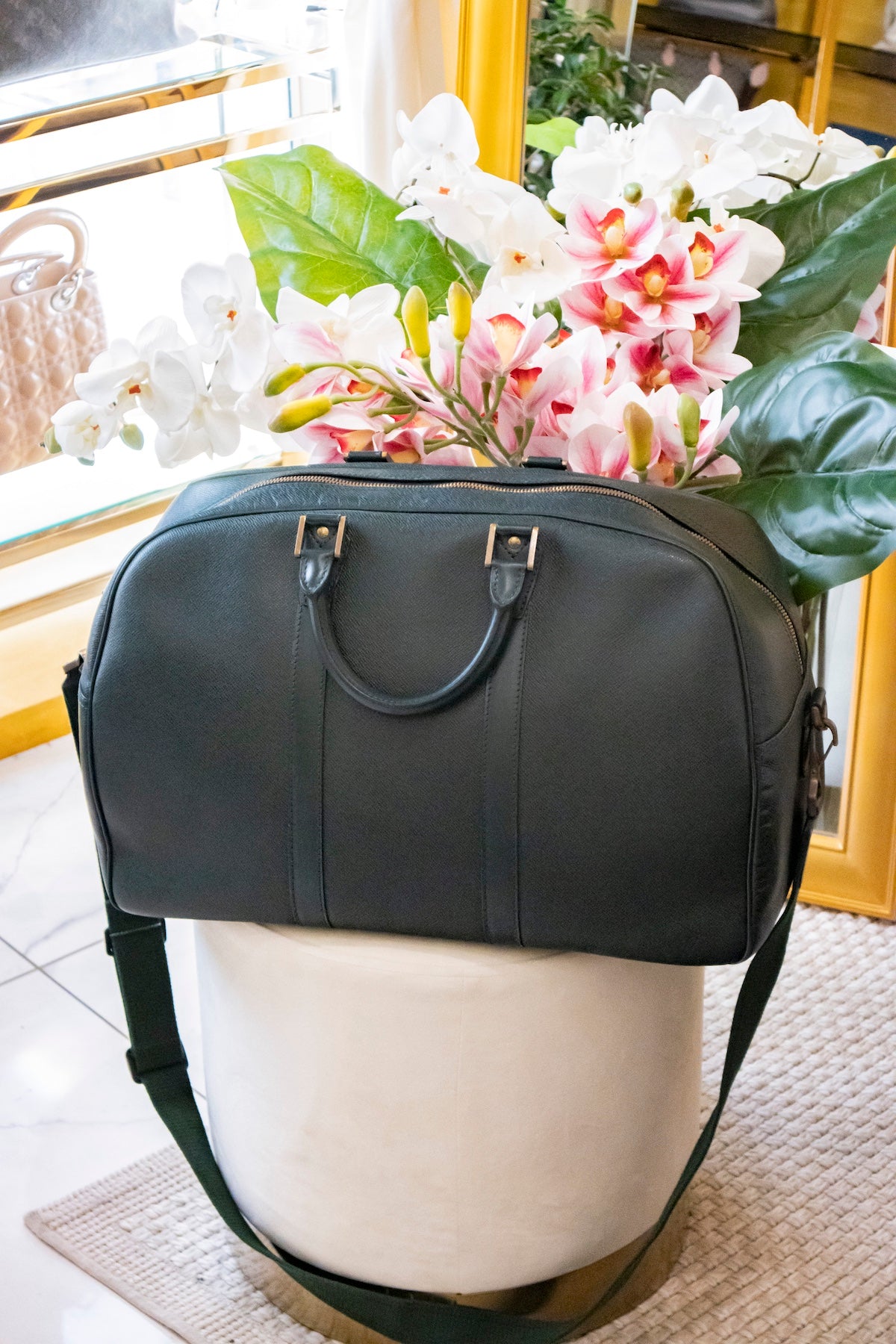 Louis Vuitton - Vintage Reisetasche dunkelgrün