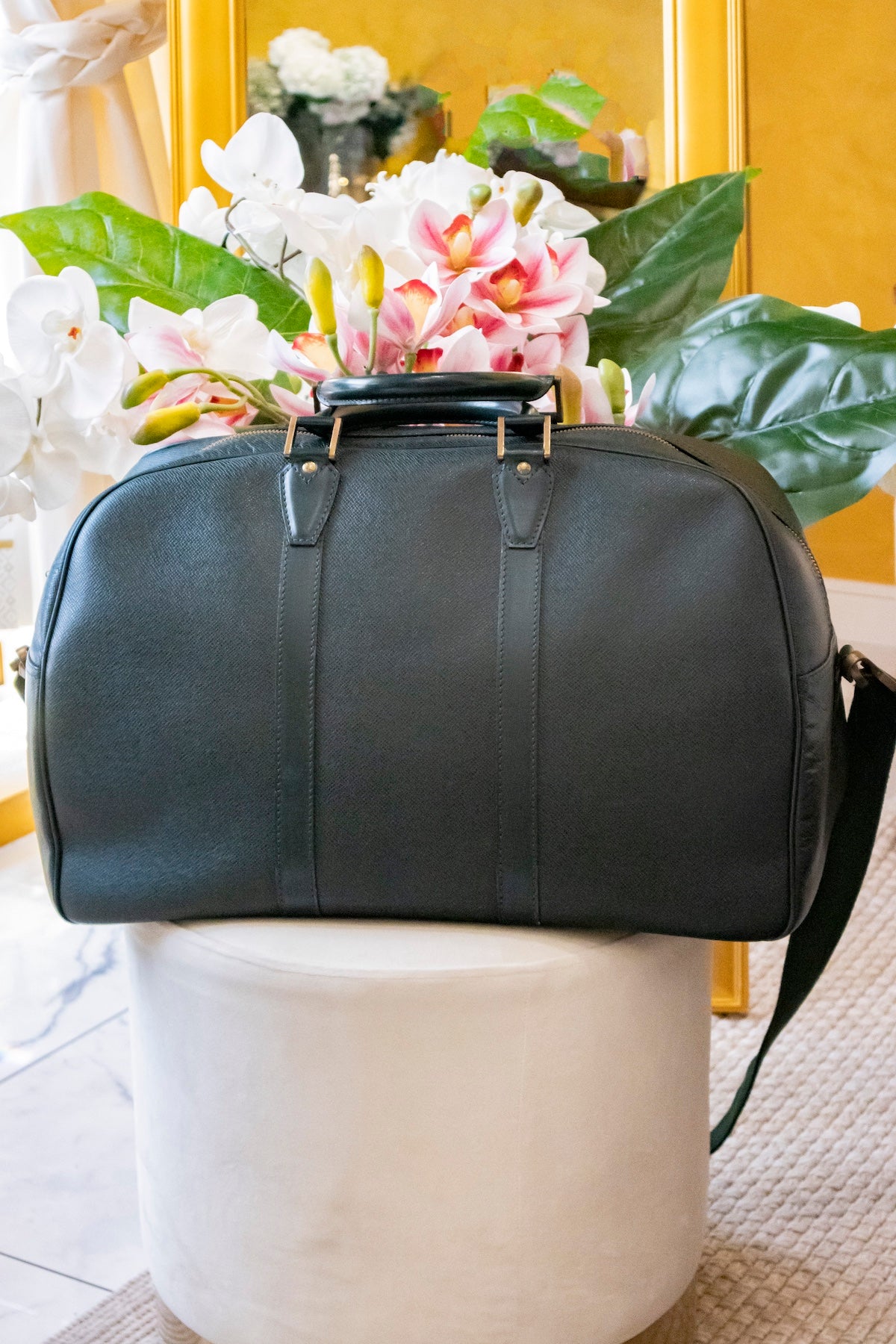 Louis Vuitton - Vintage Reisetasche dunkelgrün