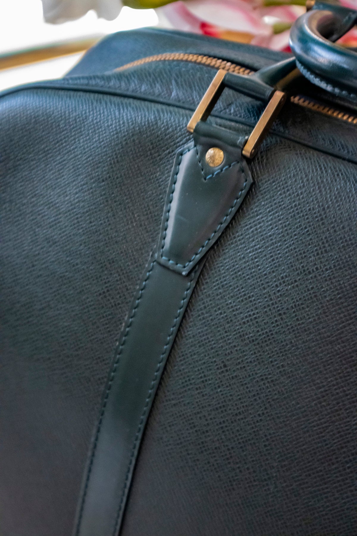 Louis Vuitton - Vintage Reisetasche dunkelgrün