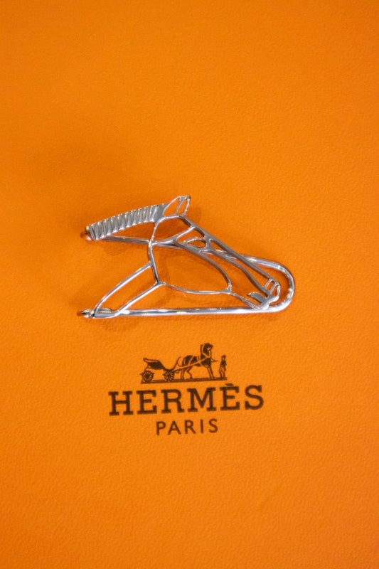 Hermès - Geldscheinklammer Equestrian silber&nbsp;