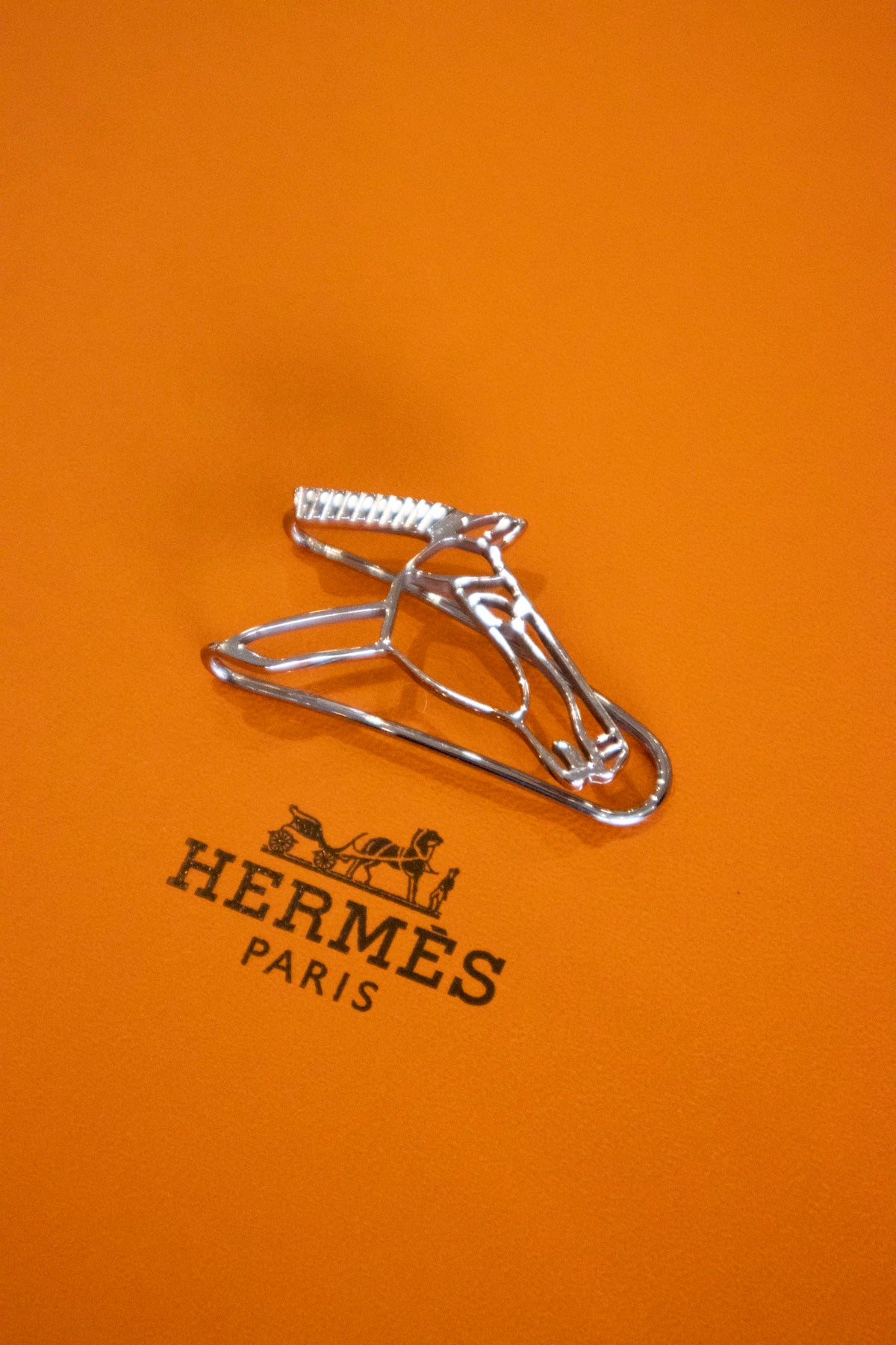 Hermès - Geldscheinklammer Equestrian silber&nbsp;