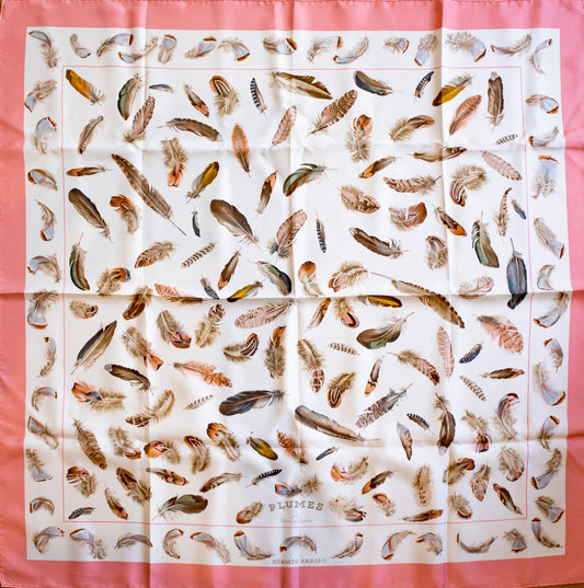 Hermès - Seidentuch 90 Plumes par Henri de Linares