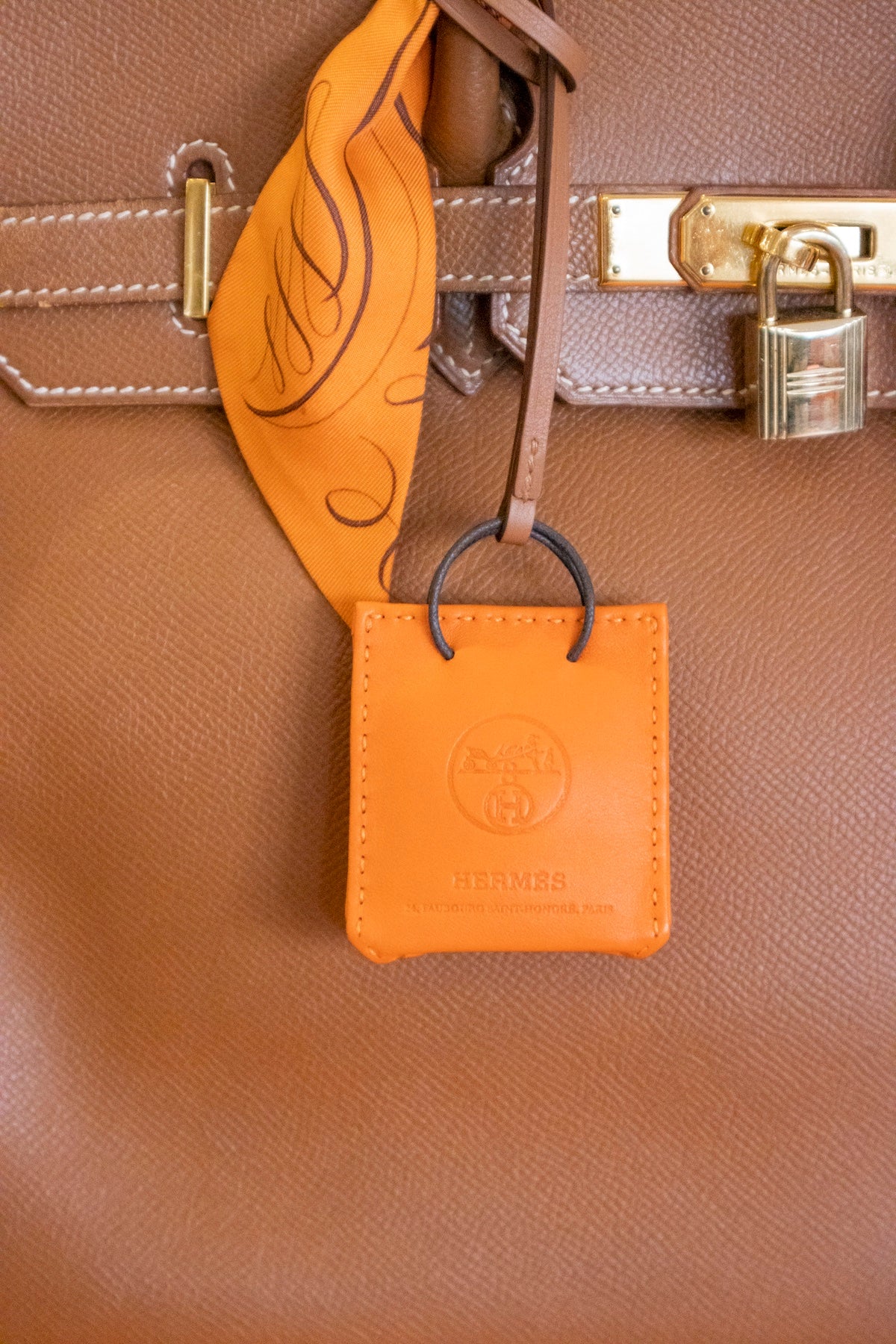 Hermès - Birkin Bag 35 Gold Courchevel Leder Goldene Hardware