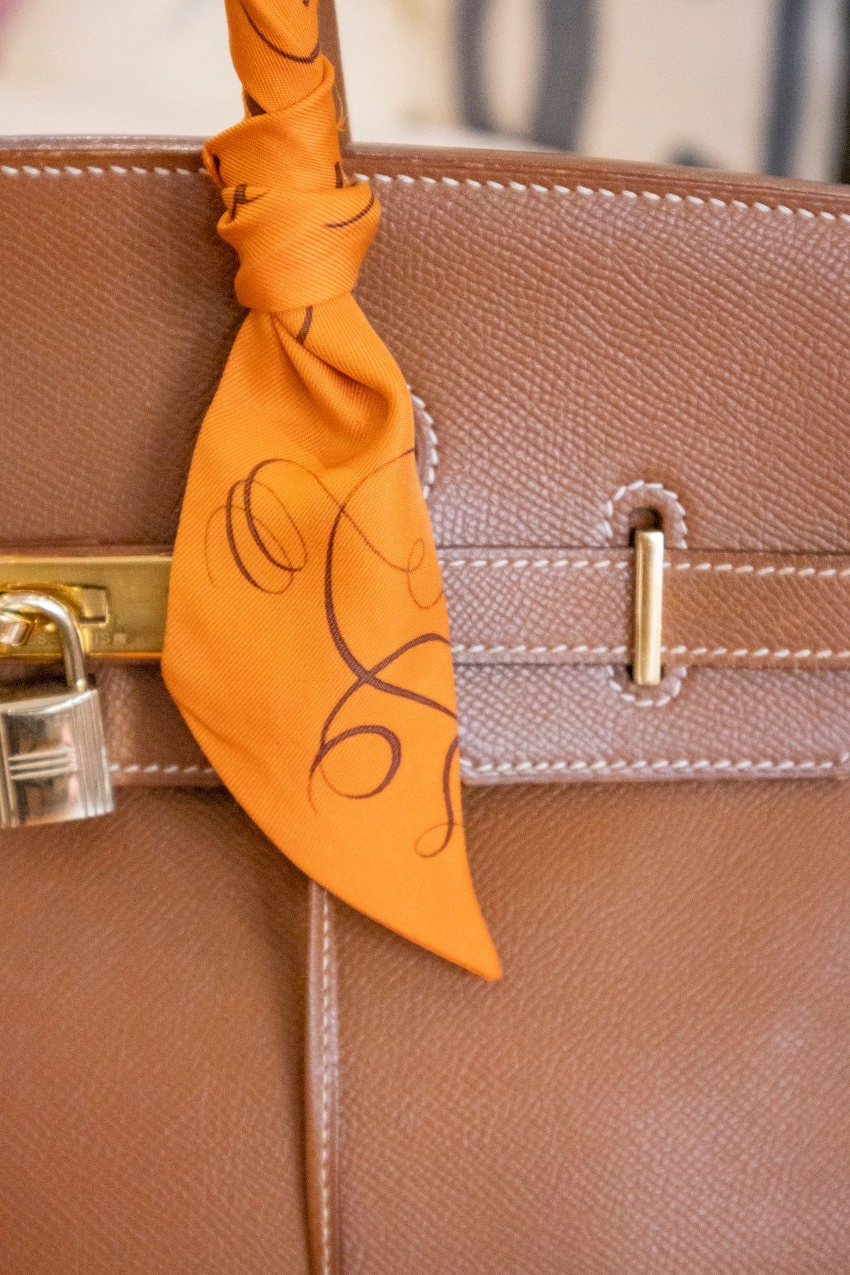 Hermès - Birkin Bag 35 Gold Courchevel Leder Goldene Hardware
