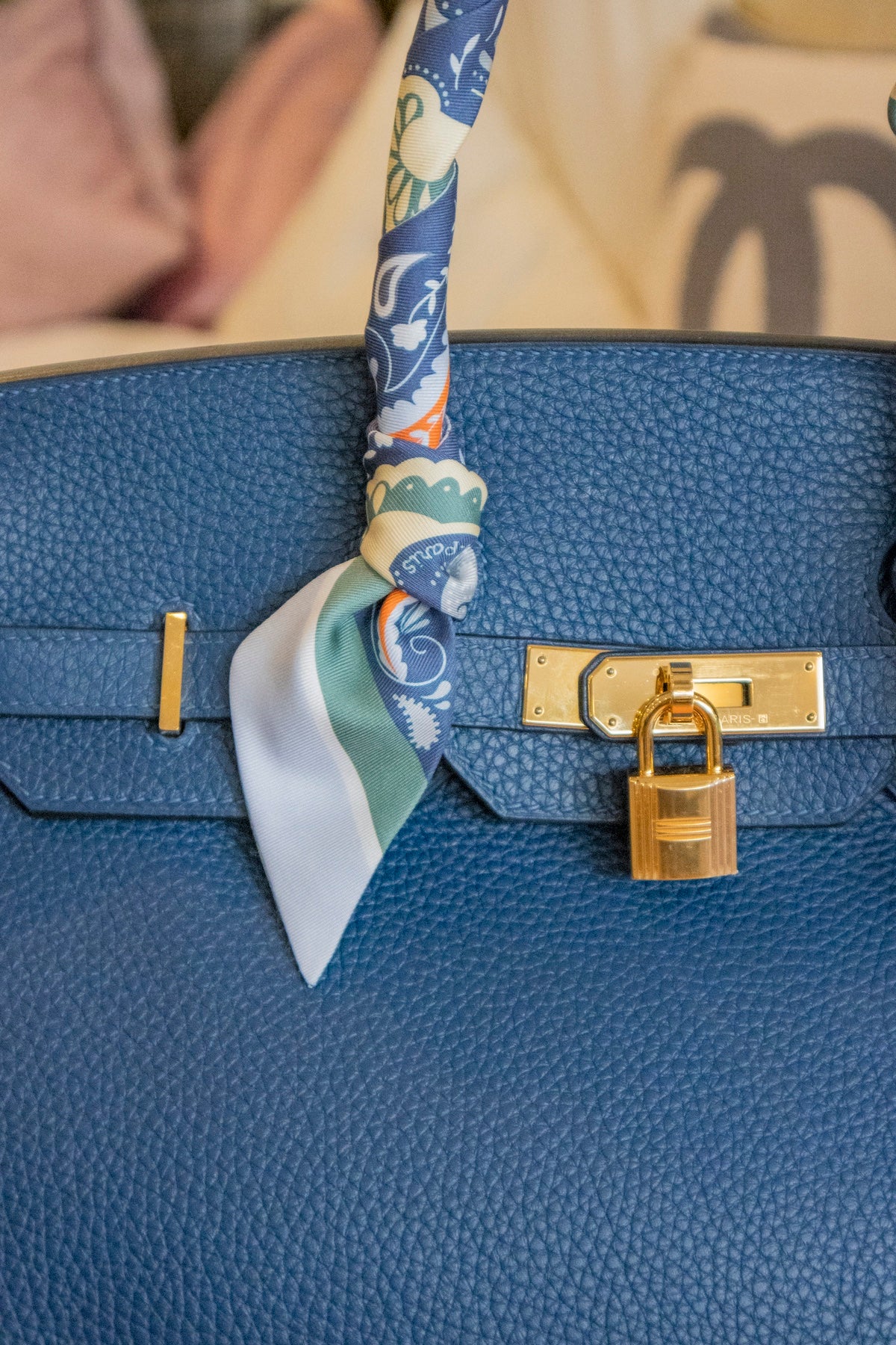 Hermès - Birkin Bag 35 Deep Blue Taurillon Clemence Leder Goldene Hardware