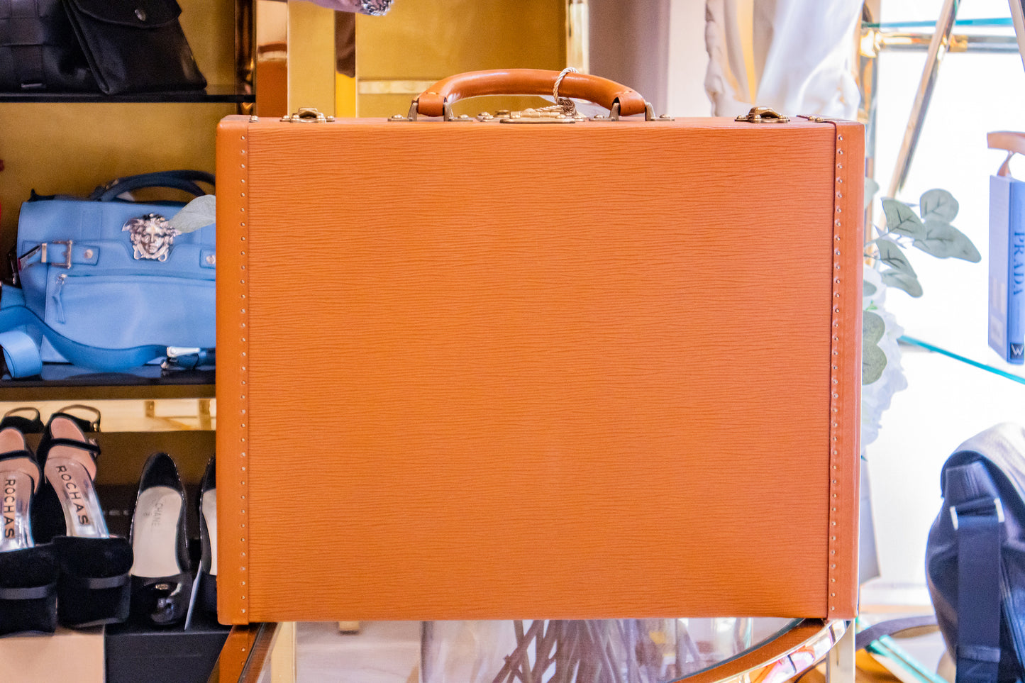 Louis Vuitton - Aktenkoffer President Classeur Epi Cipango Hellbraun