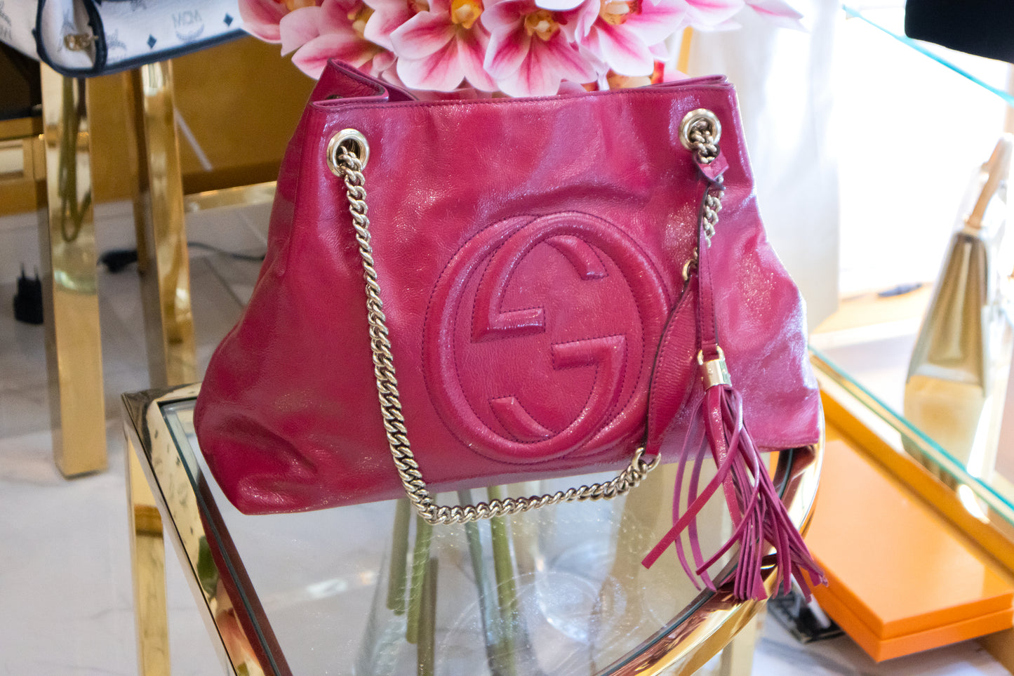 Gucci - Soho Medium Shopper pink/fuchsia