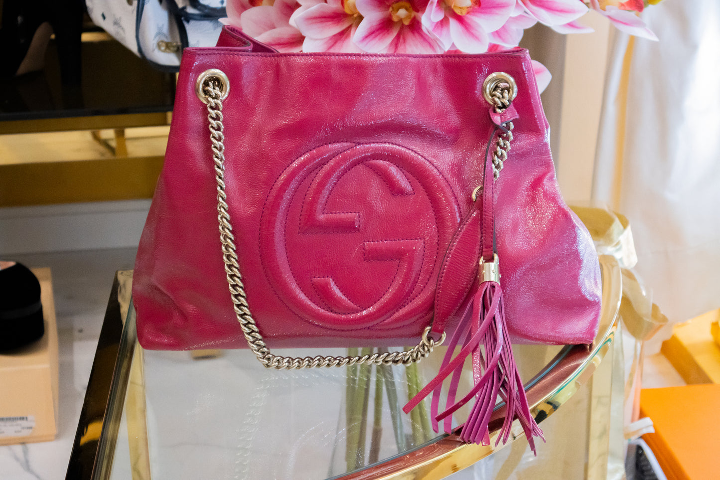 Gucci - Soho Medium Shopper pink/fuchsia