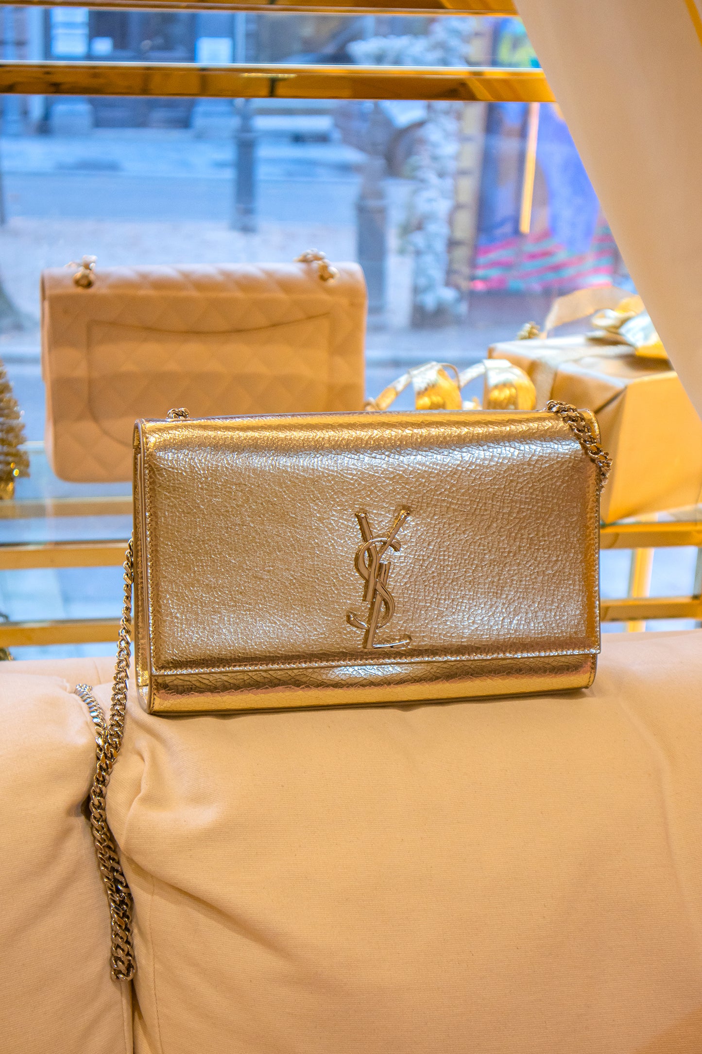 Yves Saint Laurent - Limited Edition Gold Abendtasche