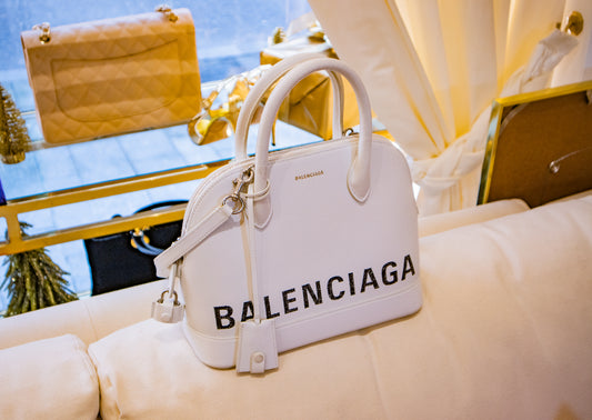 Balenciaga - Ville Handtasche Weiß