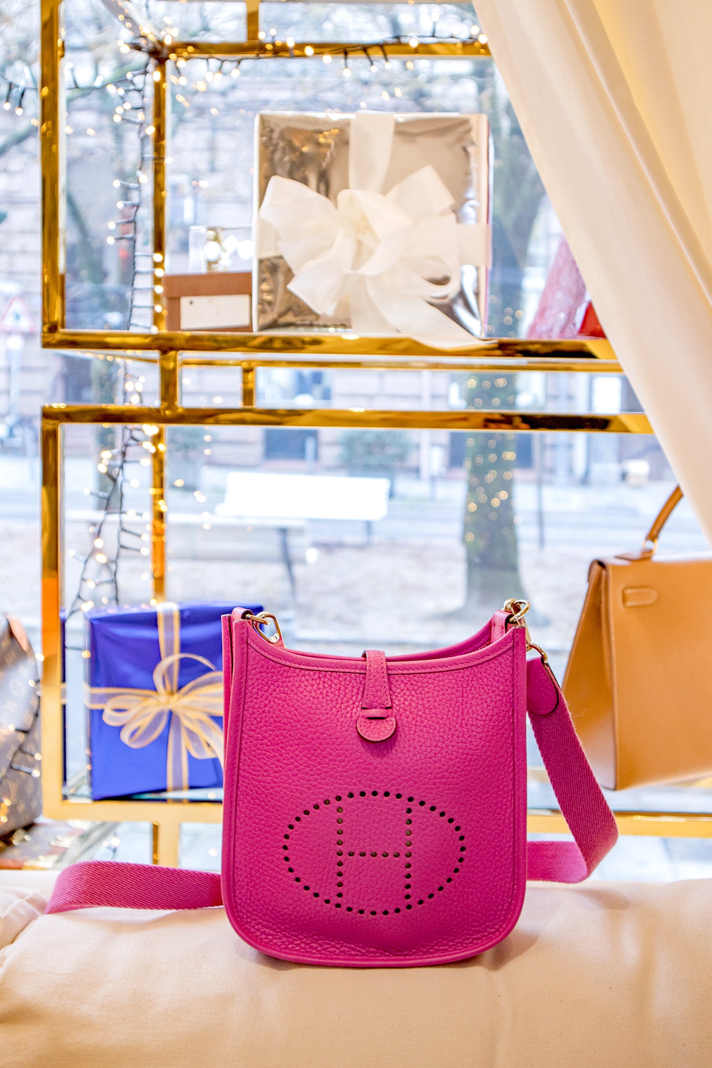 Hermès - Mini Evelyne 16 Amazone Rose Extreme