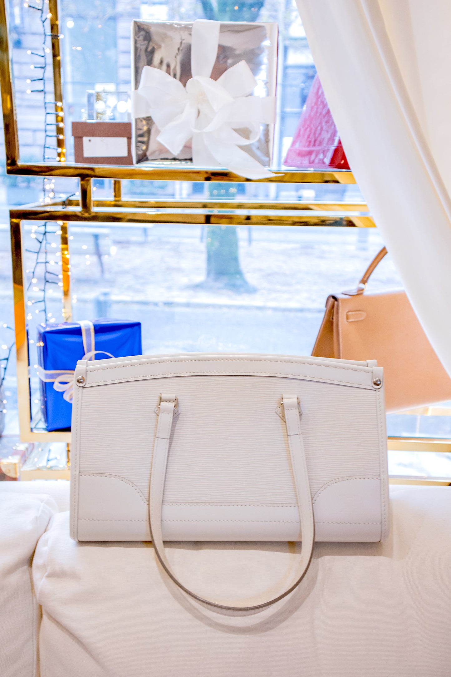 Louis Vuitton - Tasche aus Epi Leder weiß