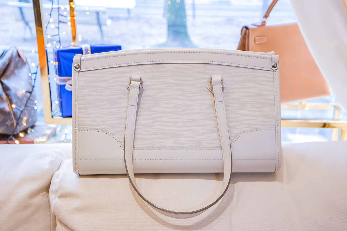 Louis Vuitton - Tasche aus Epi Leder weiß