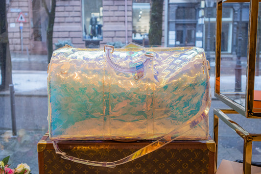 Louis Vuitton - X Virgil Abloh Monogram PVC Prisma Keepall Bandouliere 50