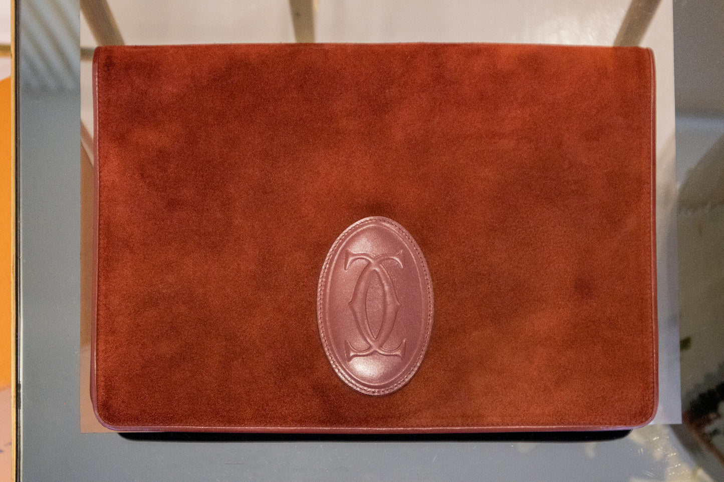 Cartier - Tasche Leder rot