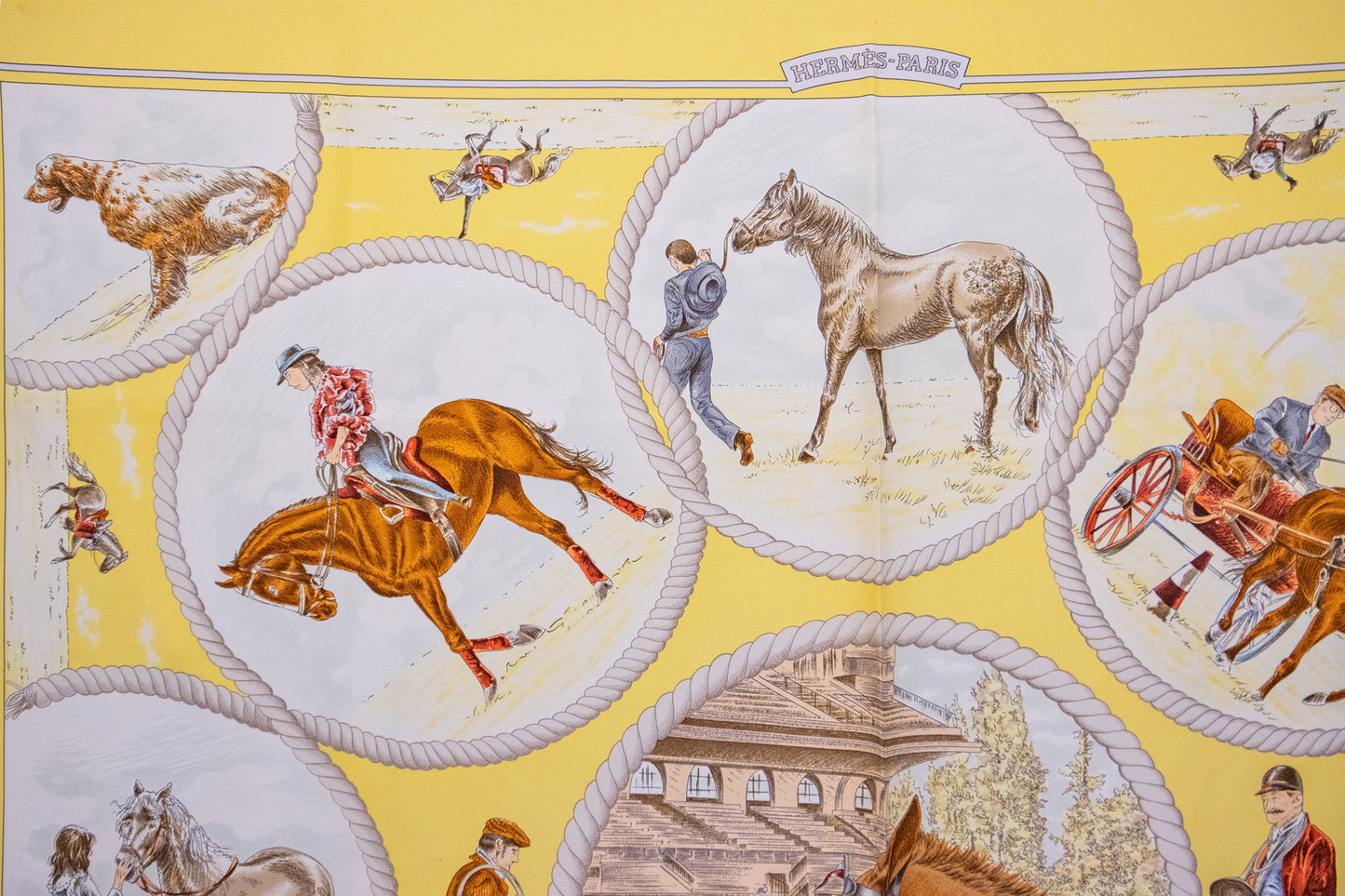 Hermès - Seidentuch 90 „Auteuil en Mai“