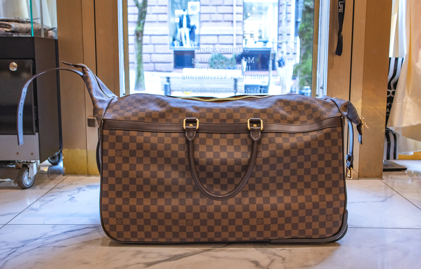 Louis Vuitton - Reisetasche rollbar Damier Ebene
