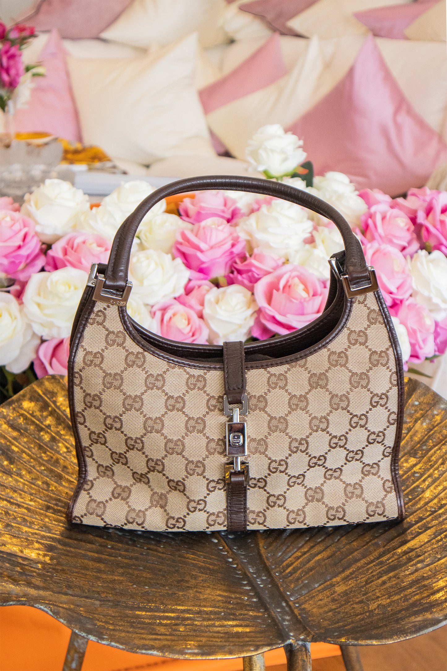 Gucci – GG Monogram Jackie Handtasche