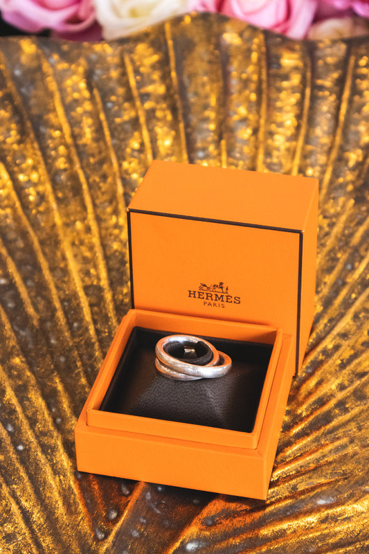 Hermès - Vertige Ring aus Silber