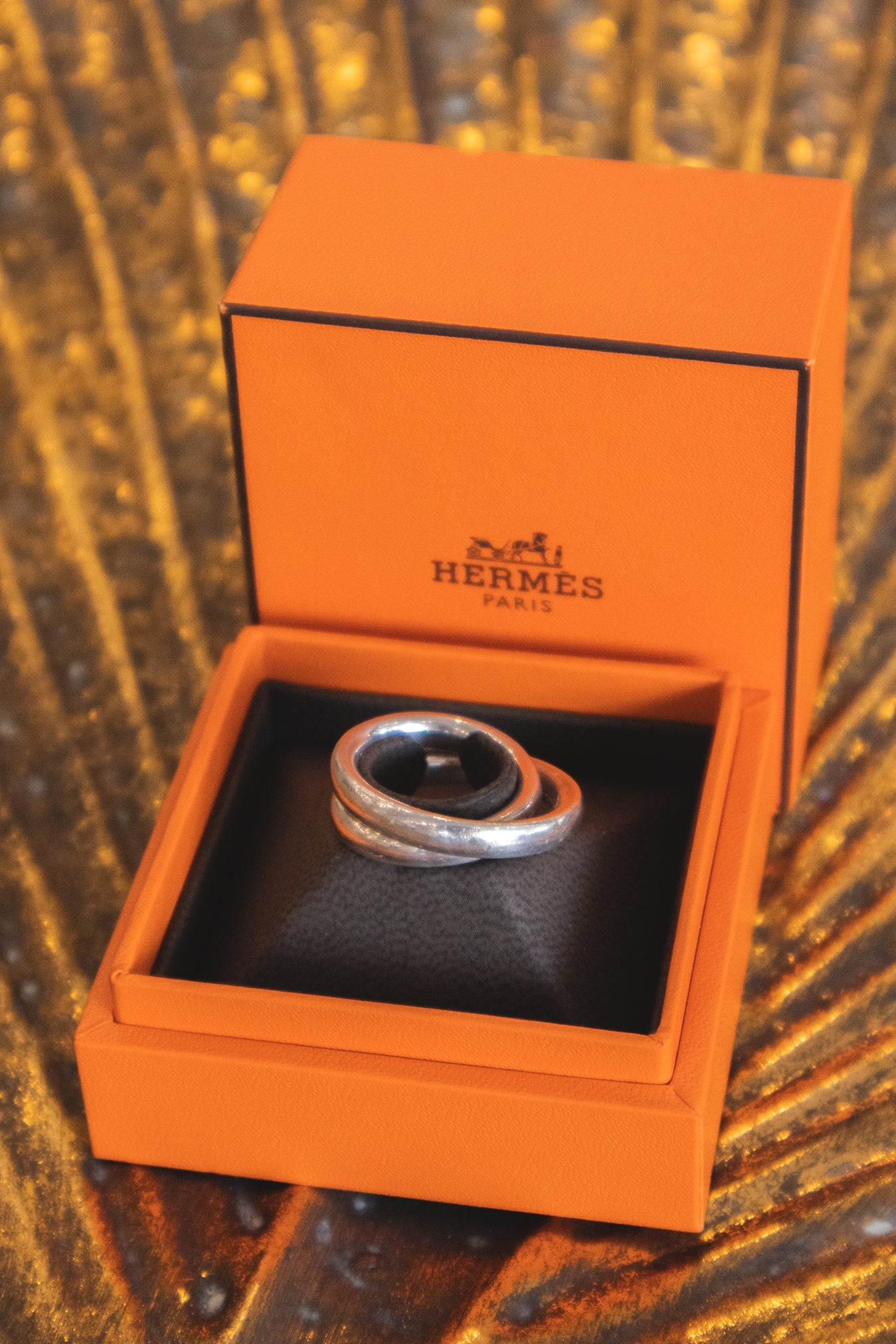 Hermès - Vertige Ring aus Silber
