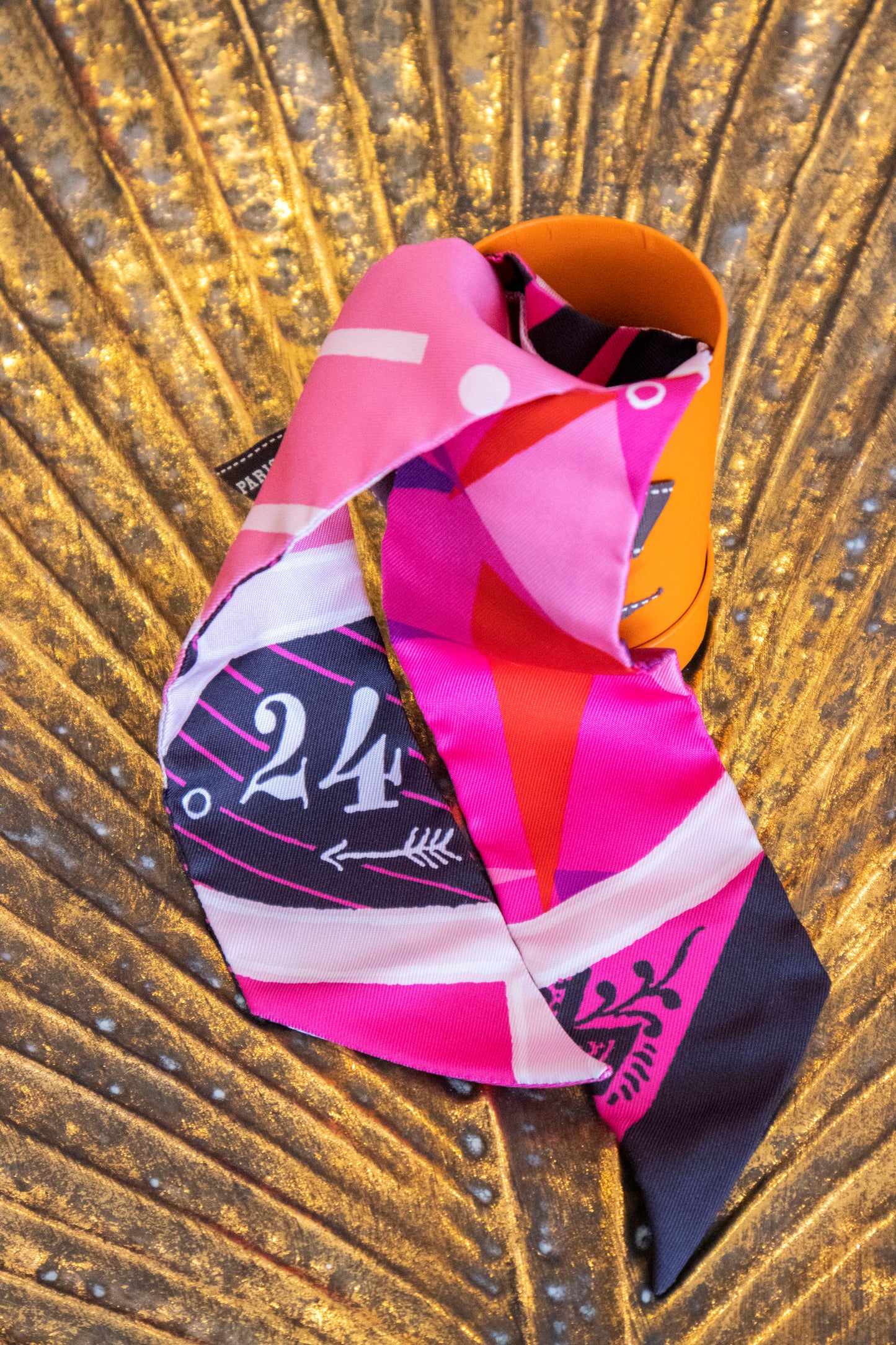 Hermès - Twilly Jeu de Soie Tuch Seide Pink