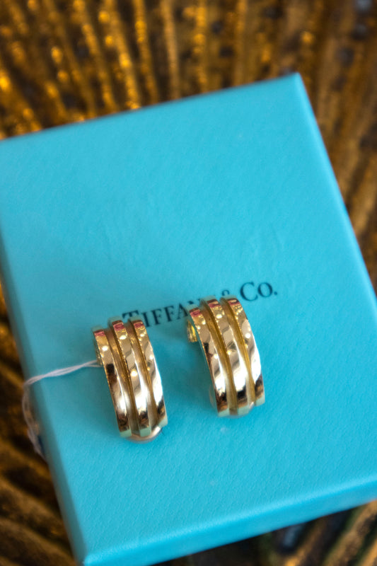 Tiffany & Co. - Gold Atlas Hoop Ohrringe