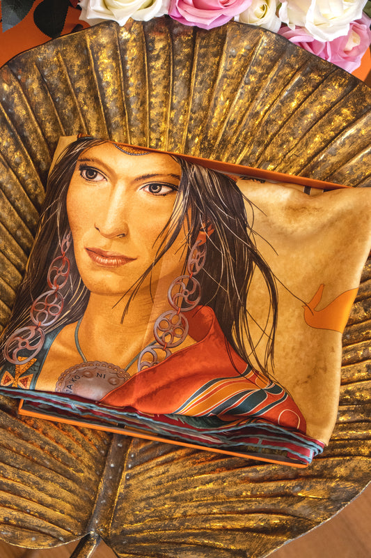 Hermès - Wa'Ko-Ni Princess Seidentuch