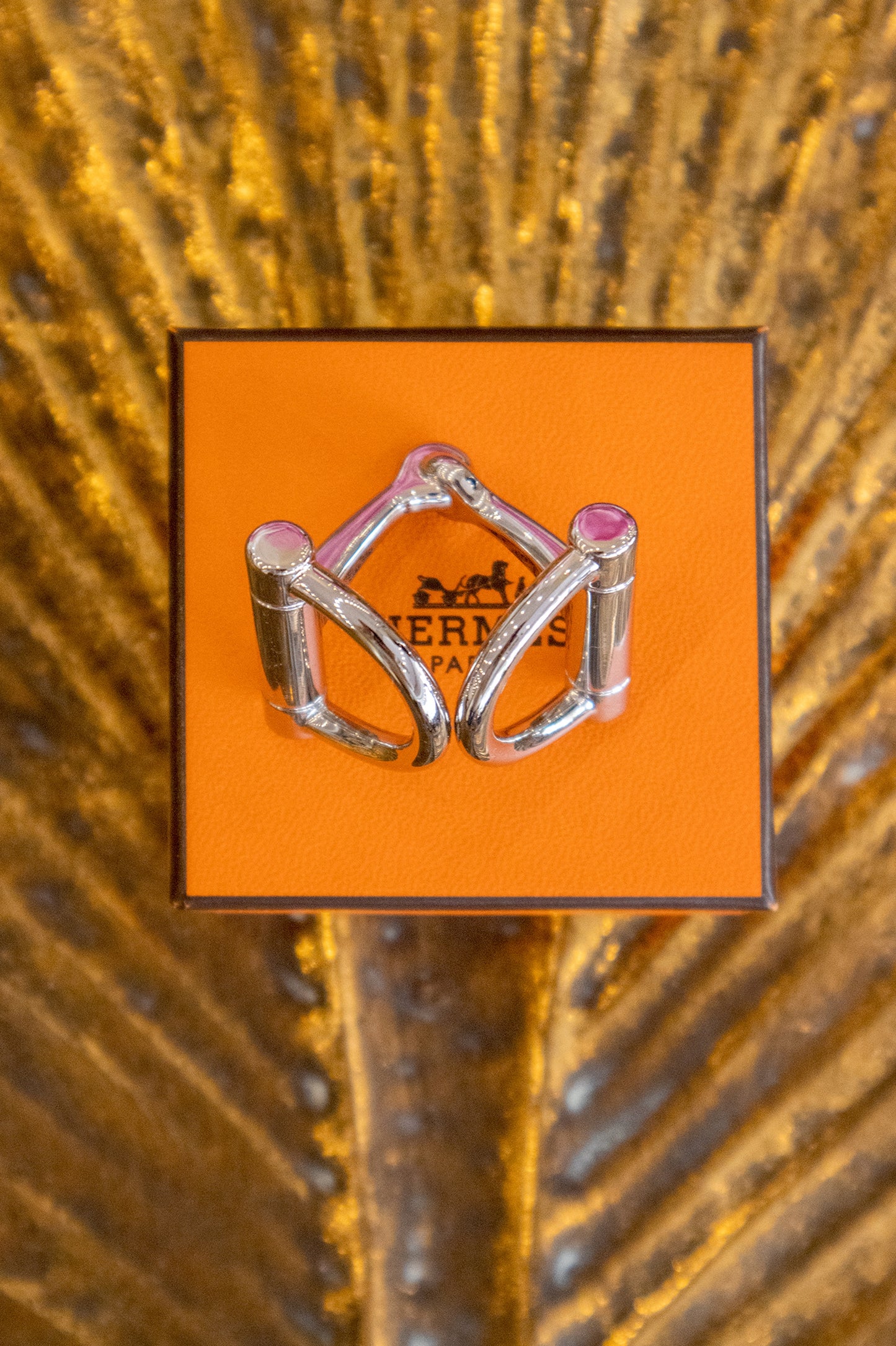Hermès - Mini Double D Twilly Ring