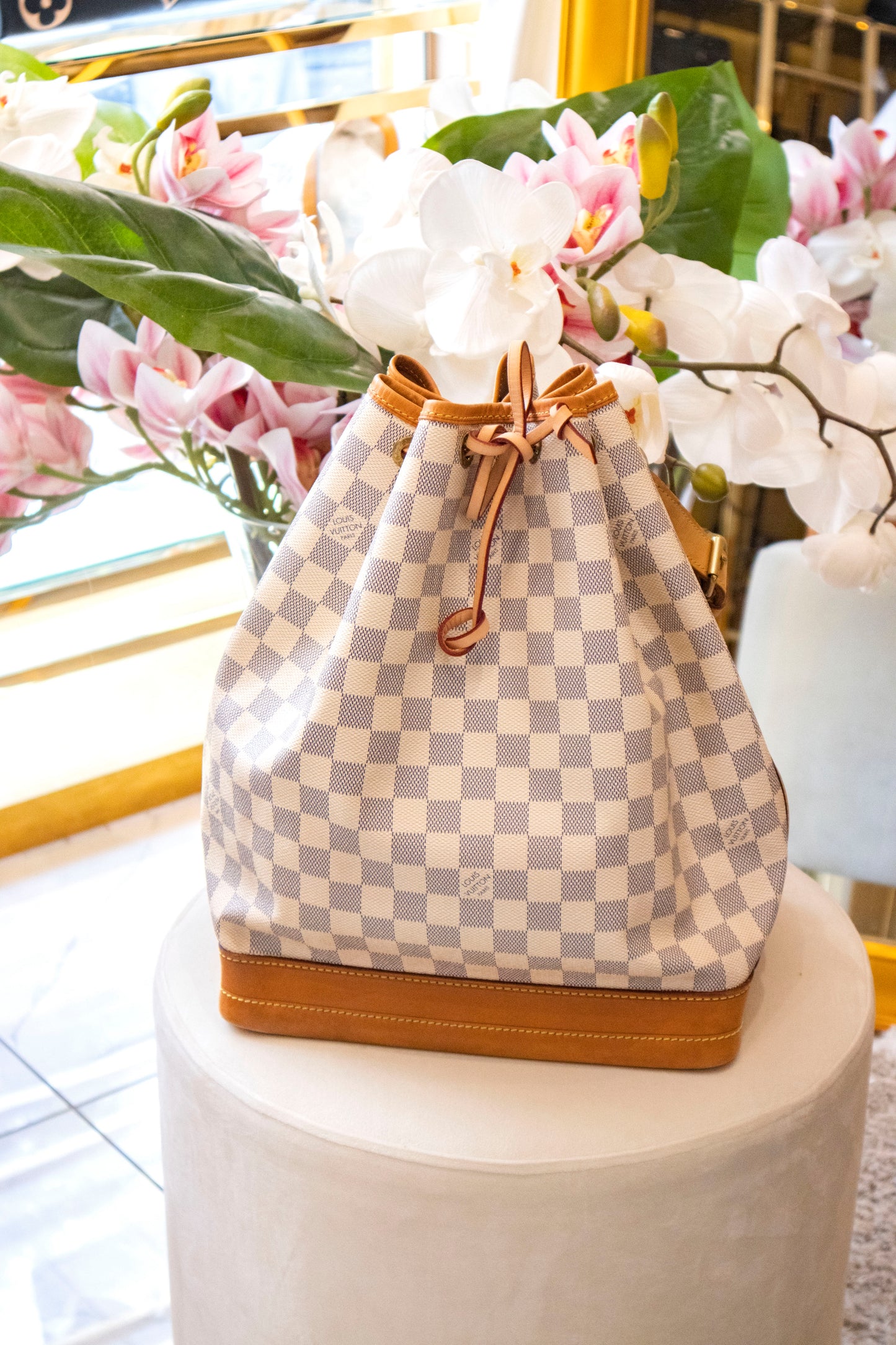 Louis Vuitton - Sac Noe Damier Azur Grande GM